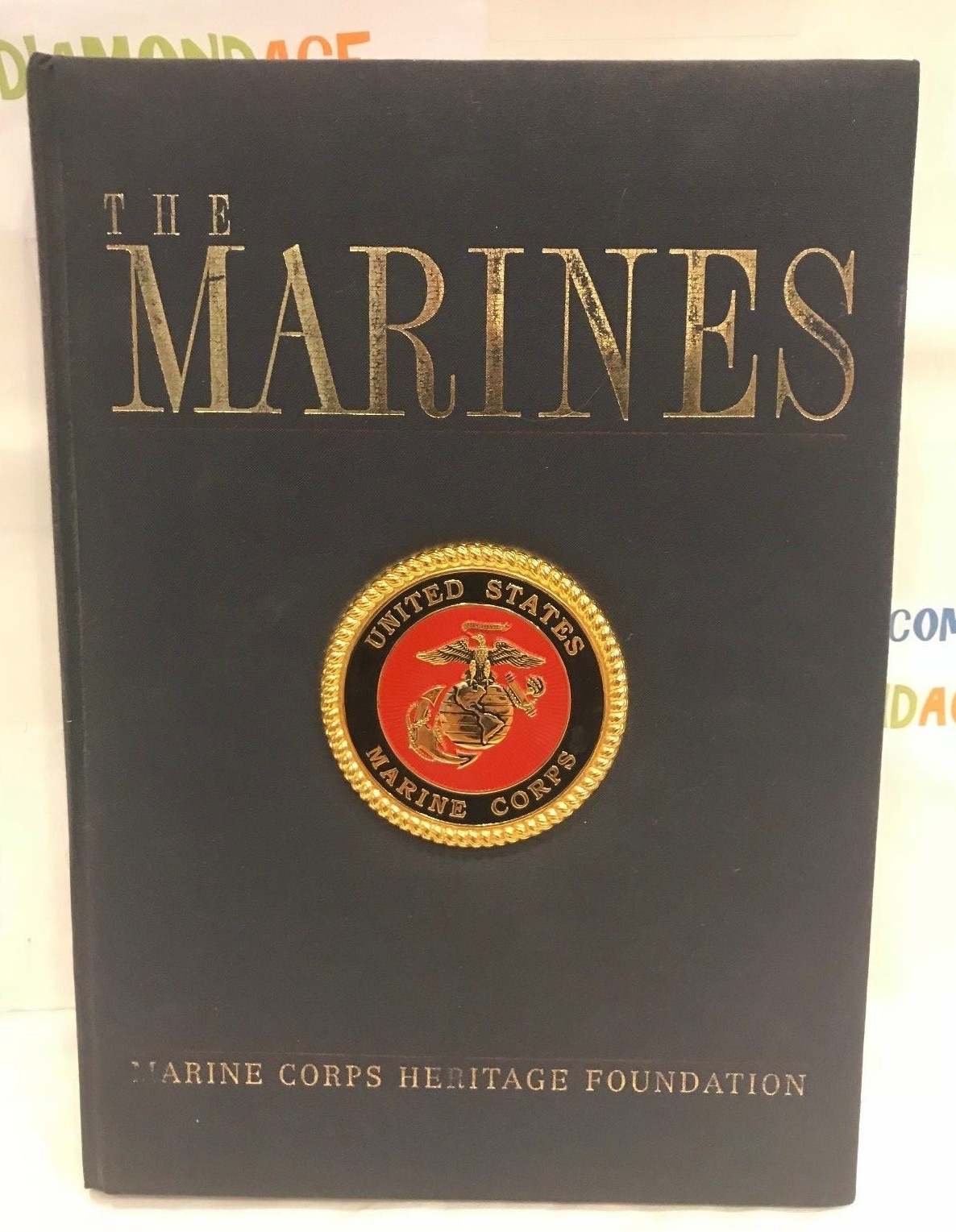 MARINES UNITED STATES MARINE CORPS. HERITAGE FOUNDATION.14.5″X10.5″X1.75″ BOOK