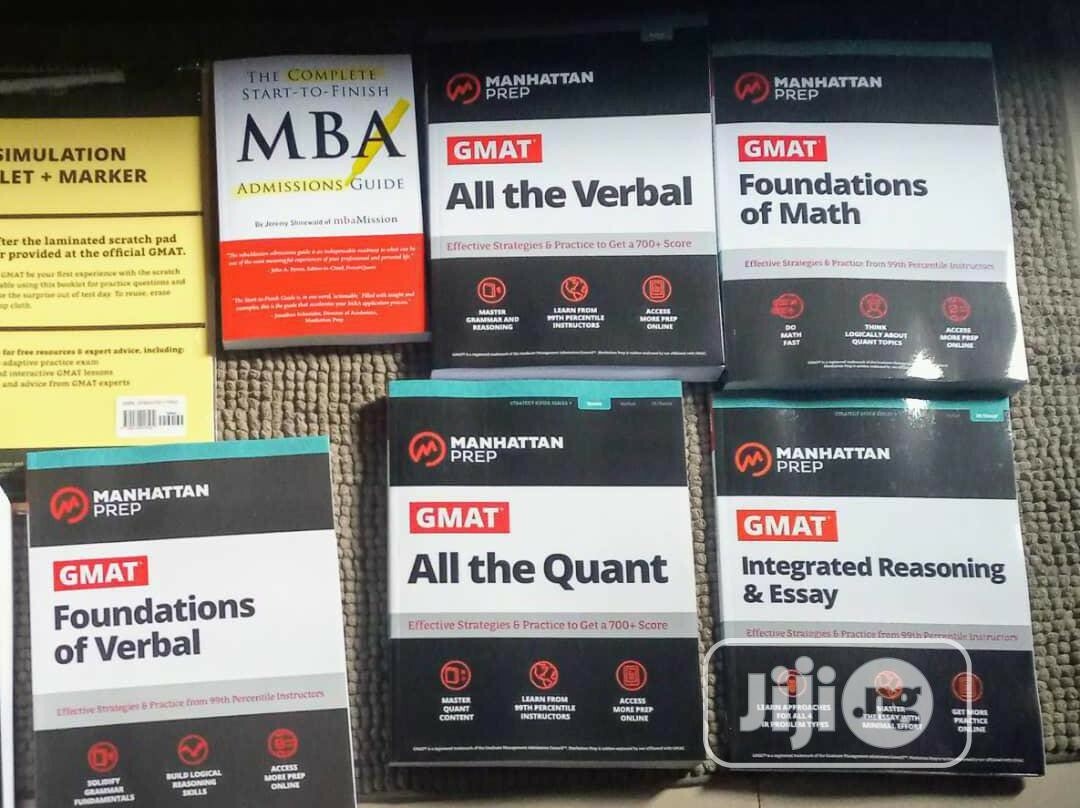 MANHATTAN PREP GMAT BOOKS WITH OFFICIAL GUIDE AND PRACTICE PAD