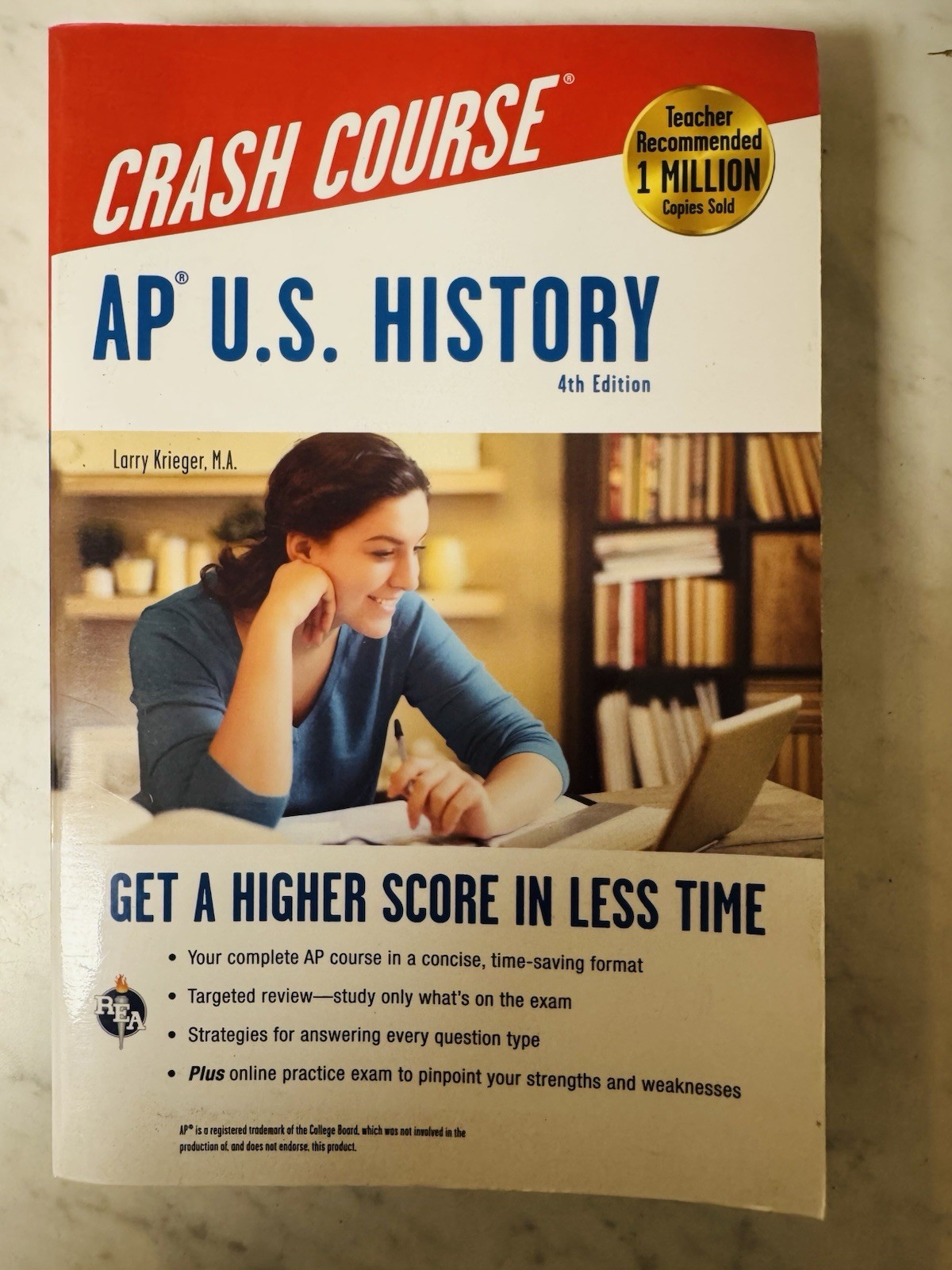 Crash Course AP U.S. History 4th Edition Study Guide by Larry Krieger