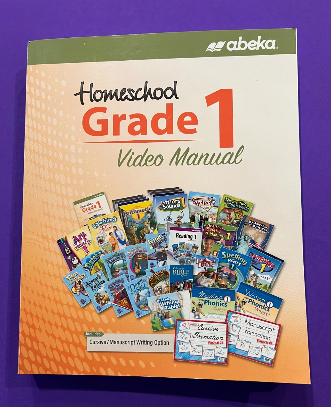 ABEKA Homeschool Grade 1 Video Manual Daily Lesson Guide All Subjects ~ 2021 NEW