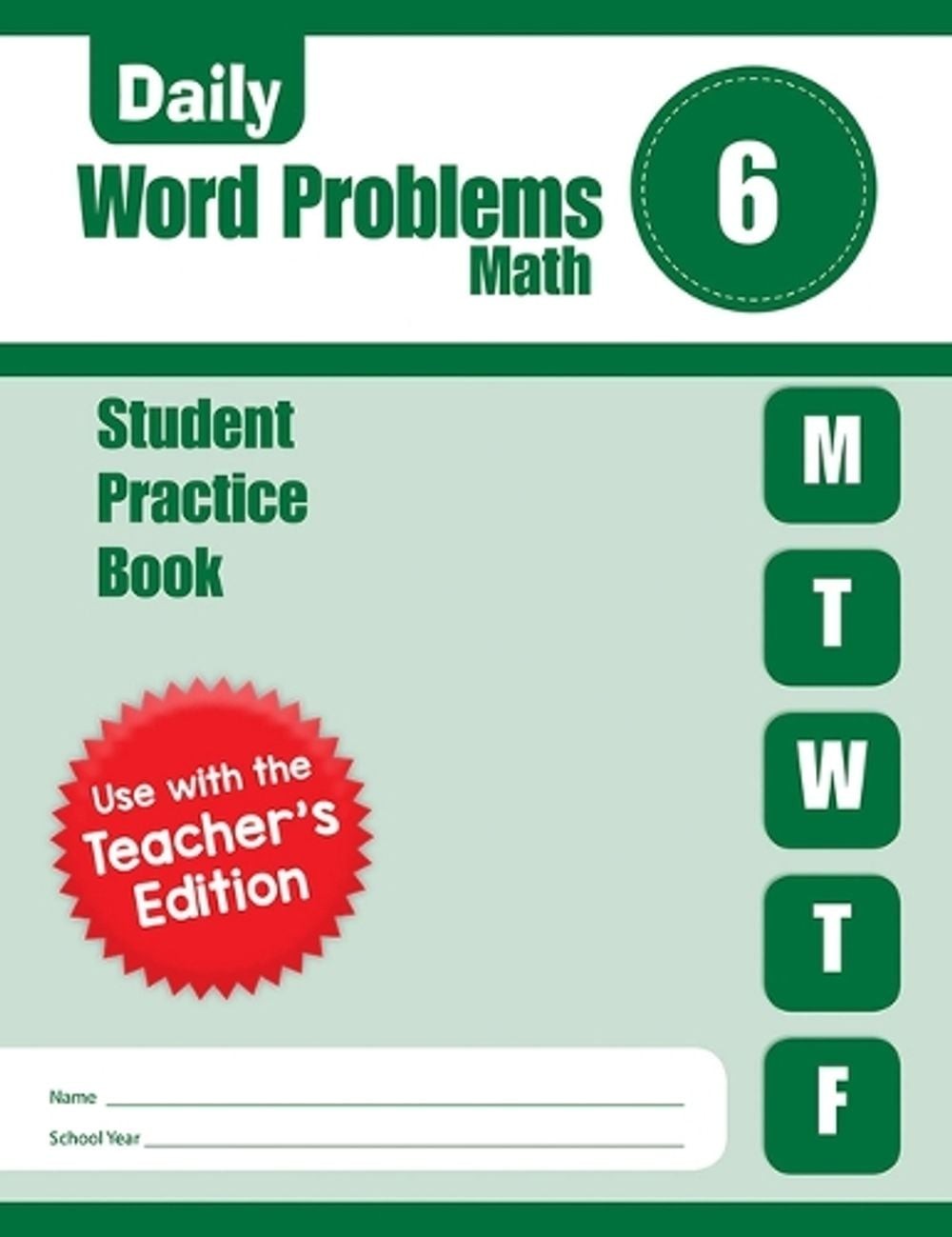 Daily Word Problems, Grade 6 Sb by Evan-Moor Educational Publishers (English) Pa