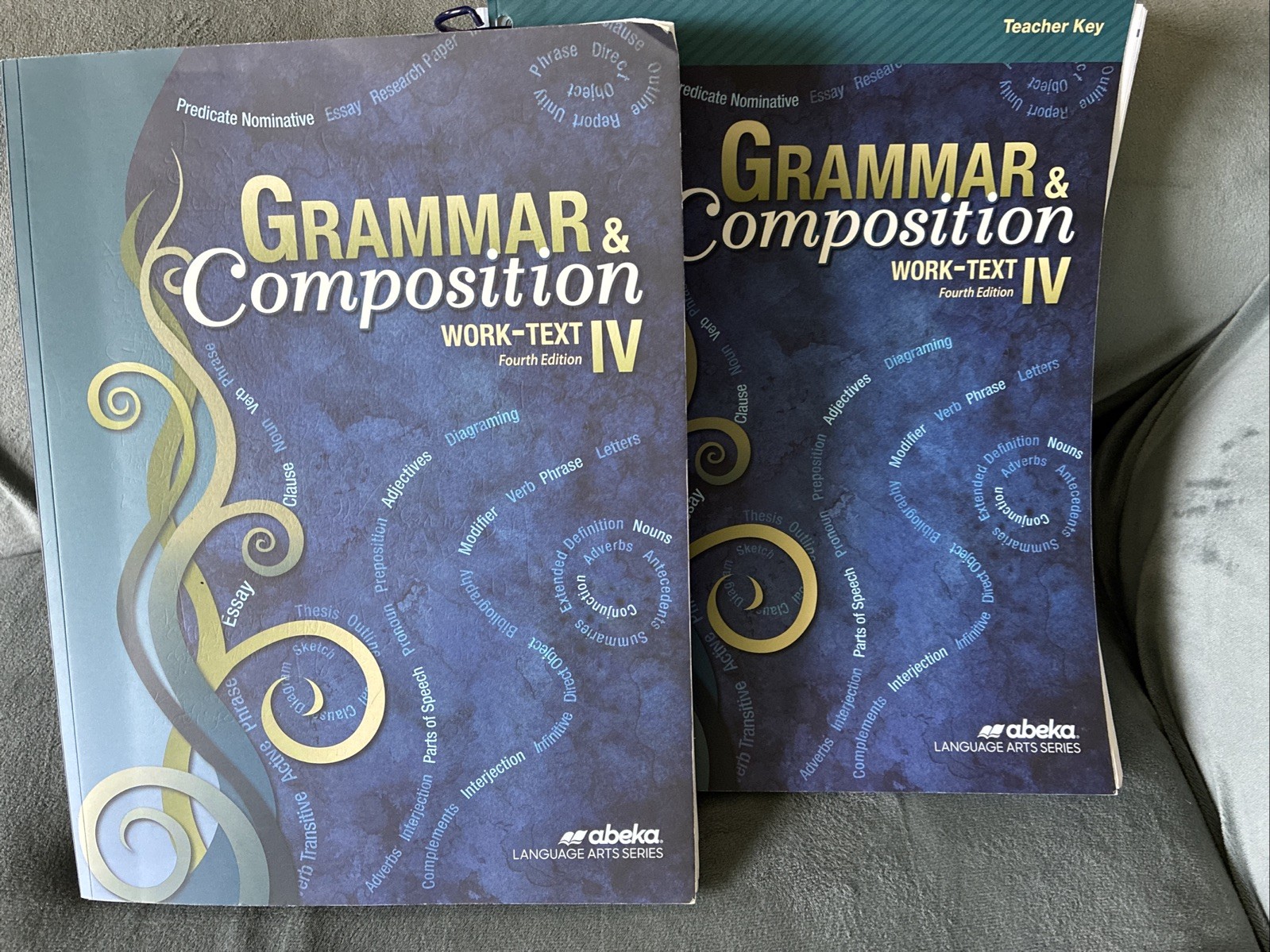 Grammar & Composition IV Work Text Student Book AND Teacher Key – Abeka