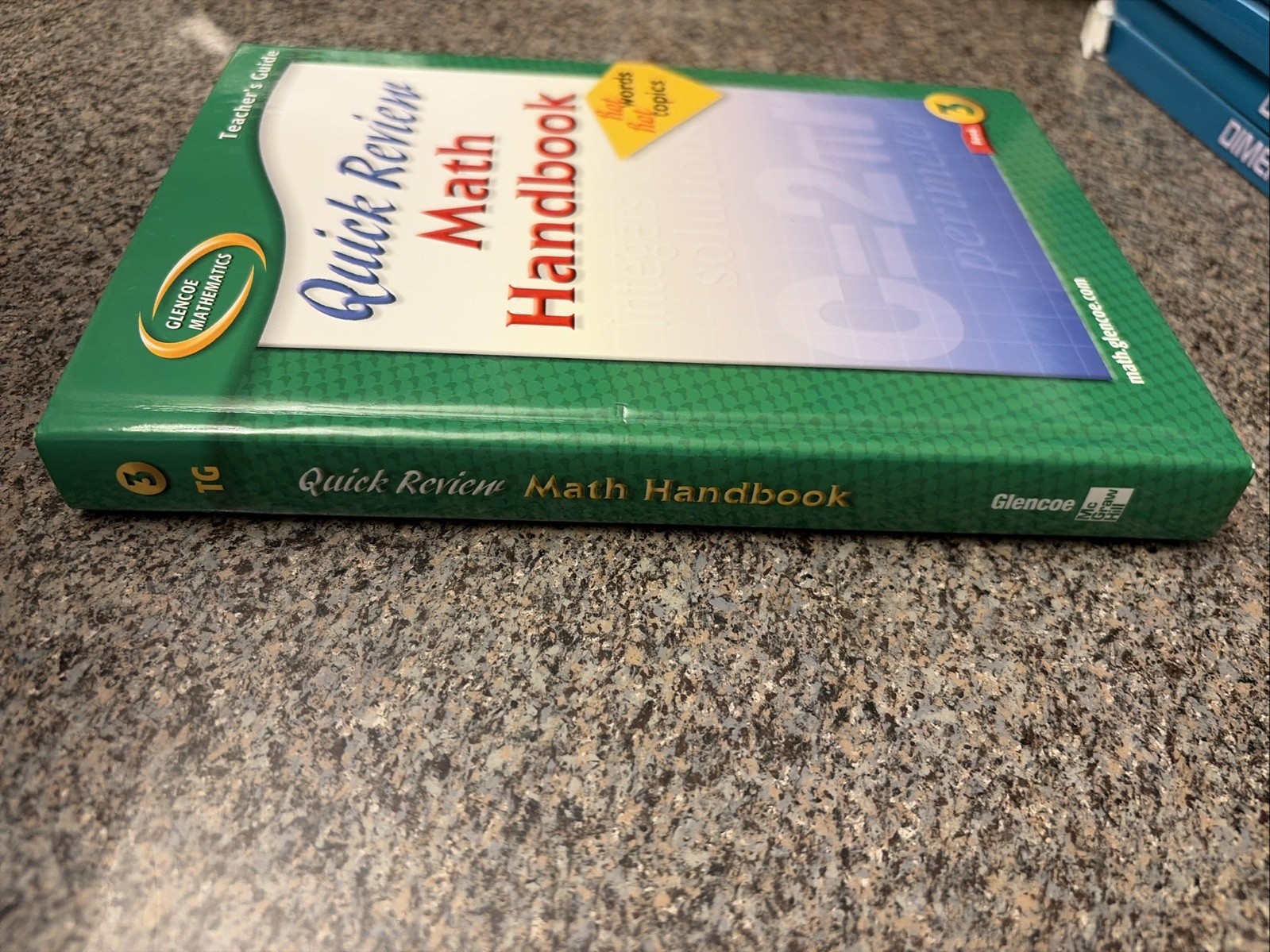 Quick Review Math Handbook Book 3, Teacher’s Guide