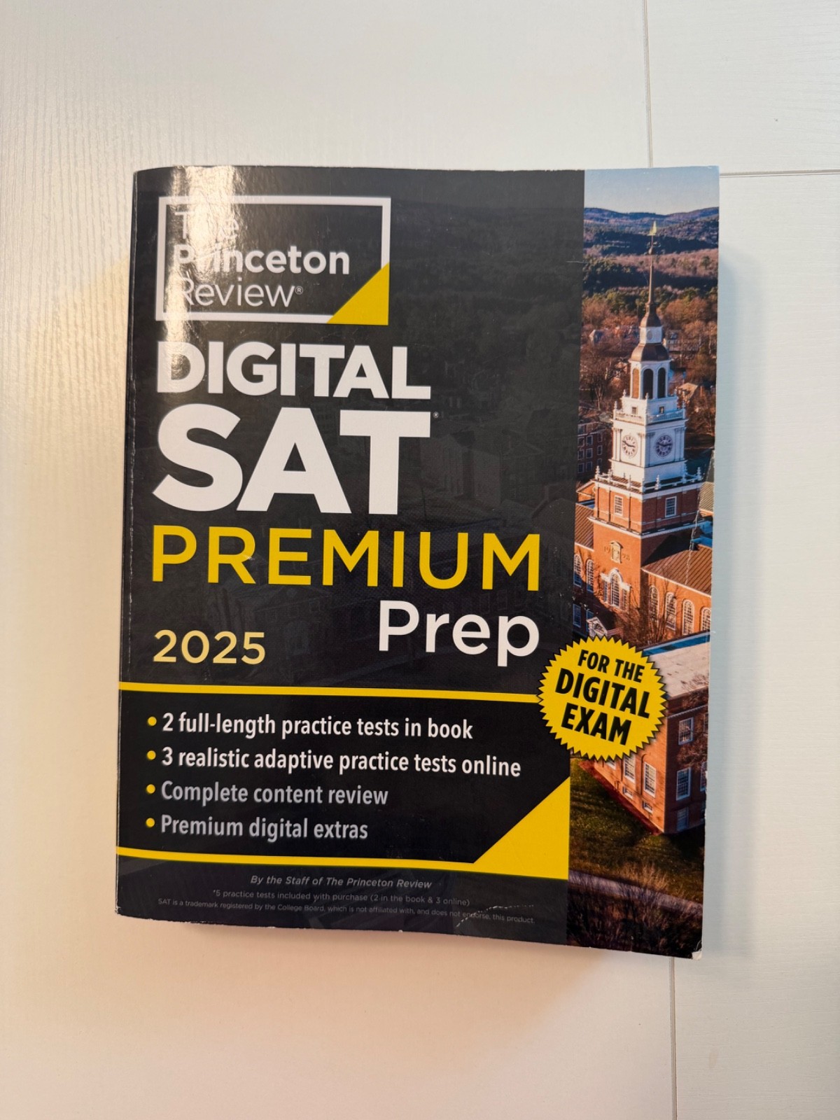 Digital SAT Premium Prep Book 2025 – The Princeton Review Very Good Condition