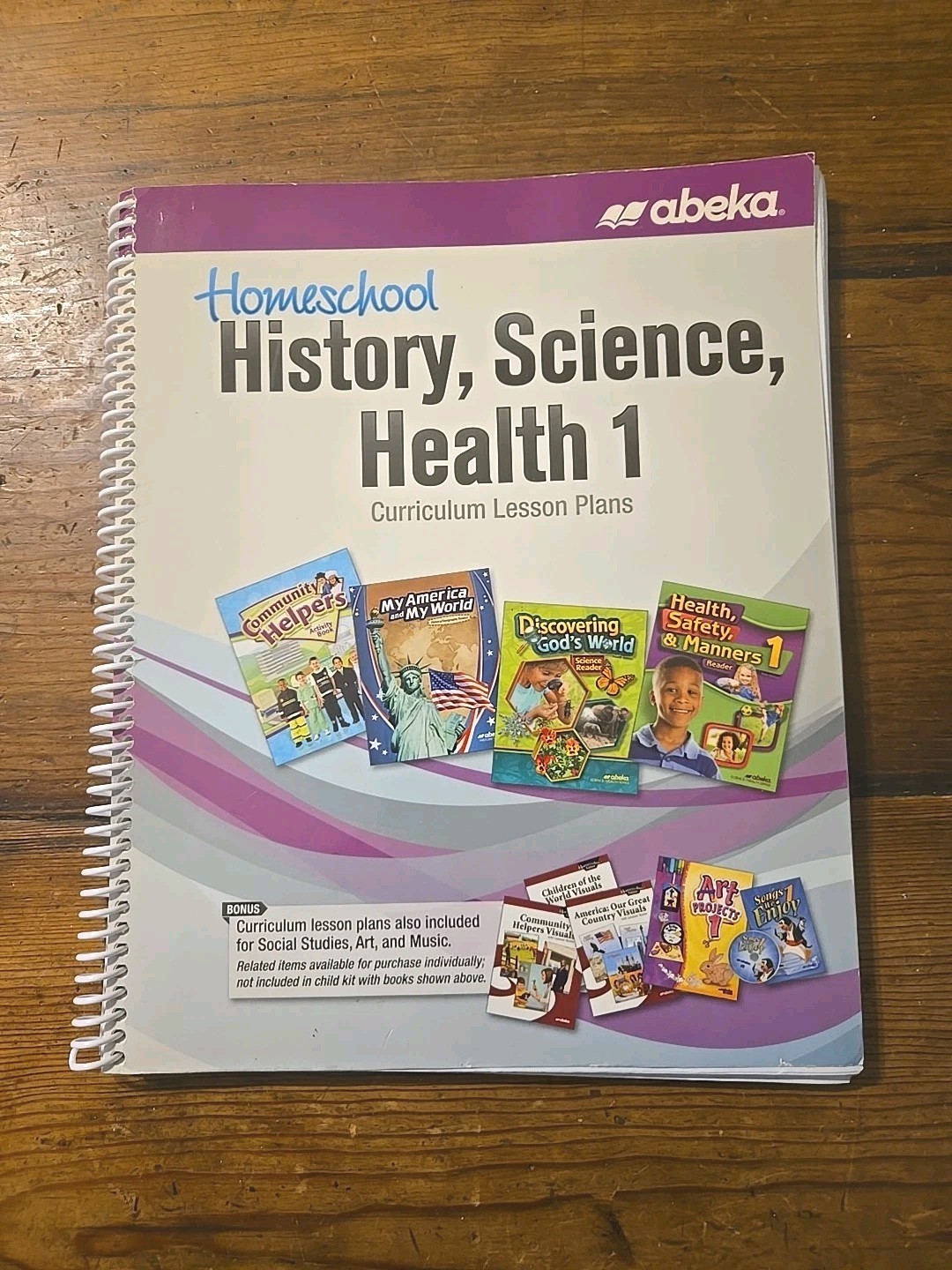ABEKA Homeschool History Science Health 1 Curriculum Lesson Plans