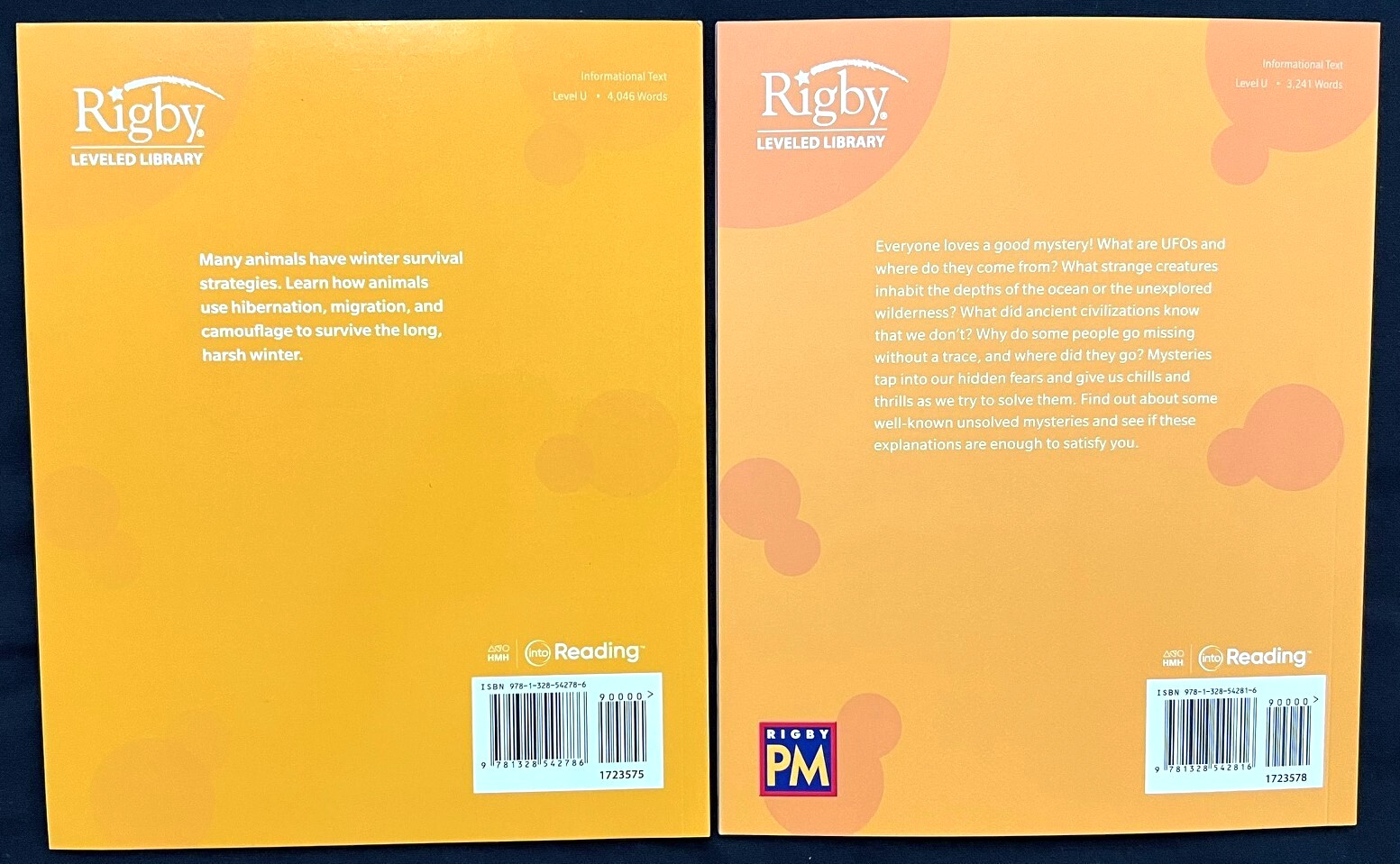 5th Grade – RIGBY – Level U – STUDENT READERS (7 Books) (2020)