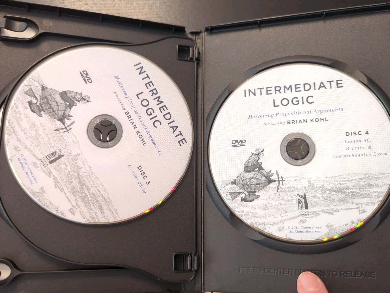 Intermediate Logic Mastering Propositional Arguments DVD 4 Disc Set EUC Canon