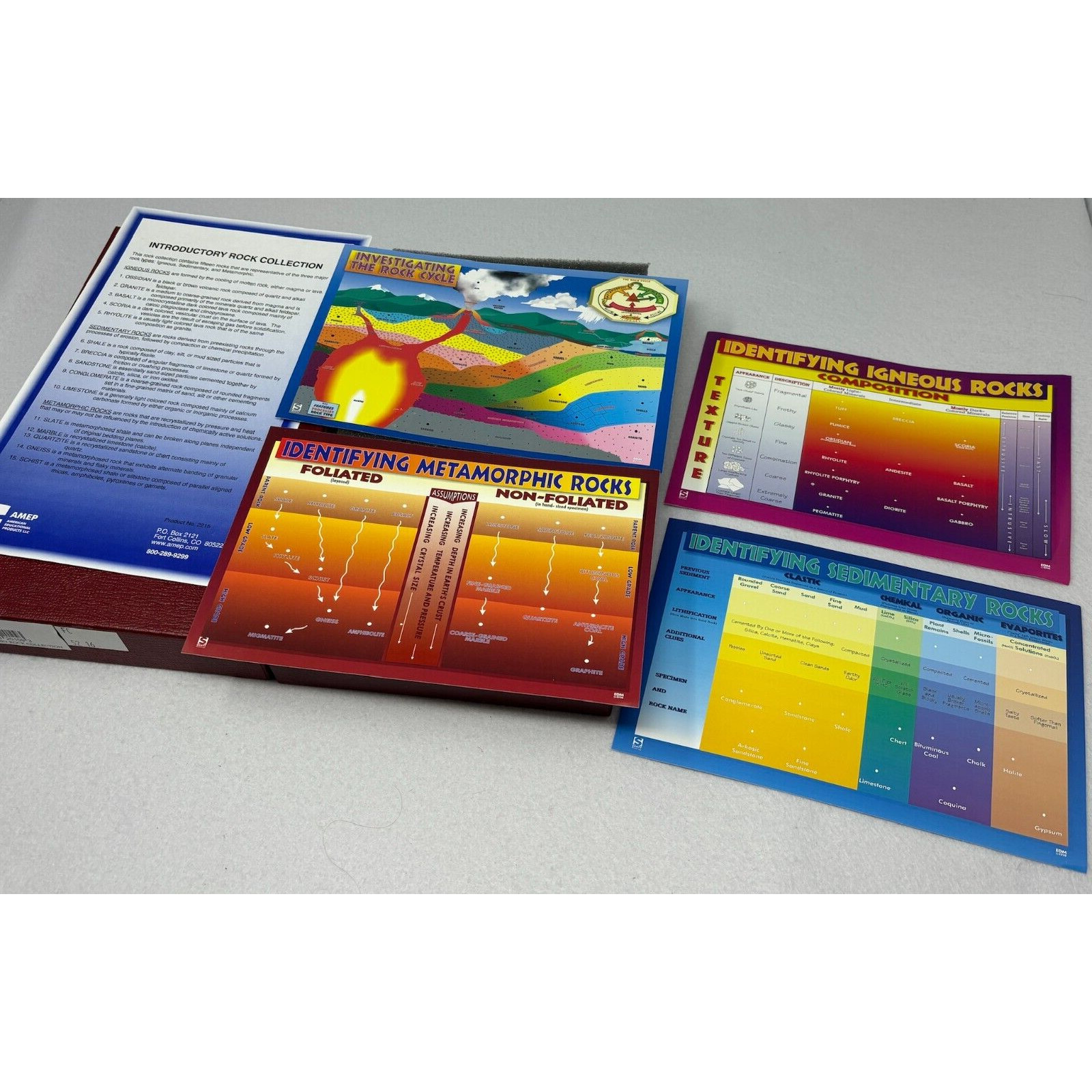 American Educational Introductory Rock Collection Science Elementary School