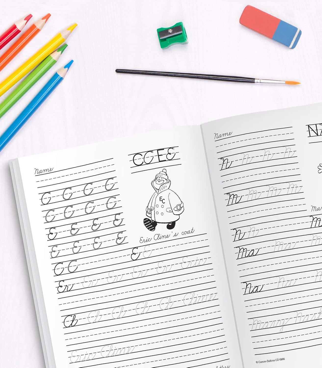 Carson Dellosa Beginning Cursive Handwriting Workbook, Traditional Writing Book