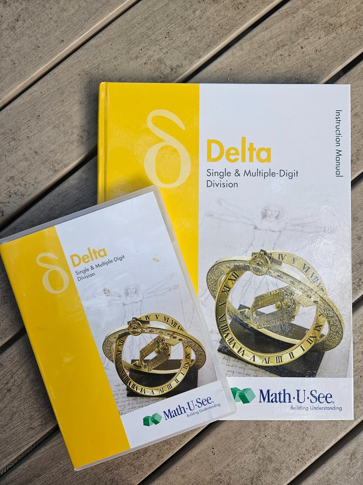 Math-U-See Delta Instruction Manual and DVD by Demme, 4th grade, Like New