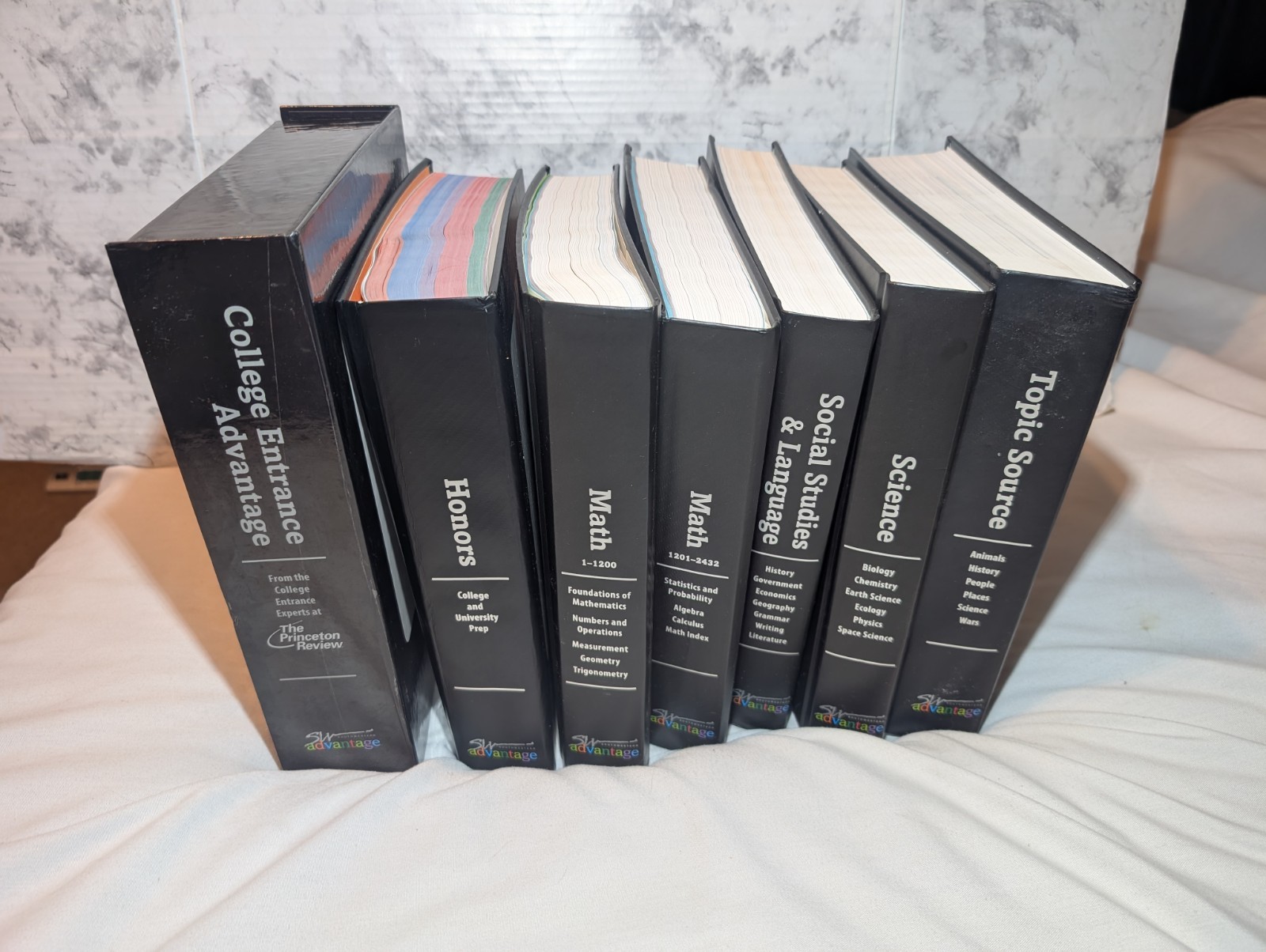 7x Southwestern SW Advantage Books Math I & II Science Honors Social Studies