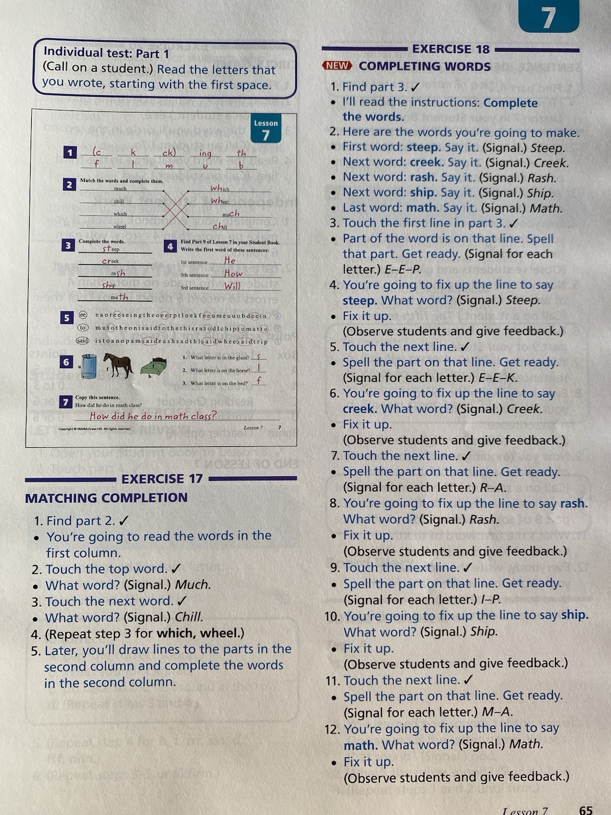SRA Corrective Reading Decoding B1 Teacher Presentation Book McGraw Hill