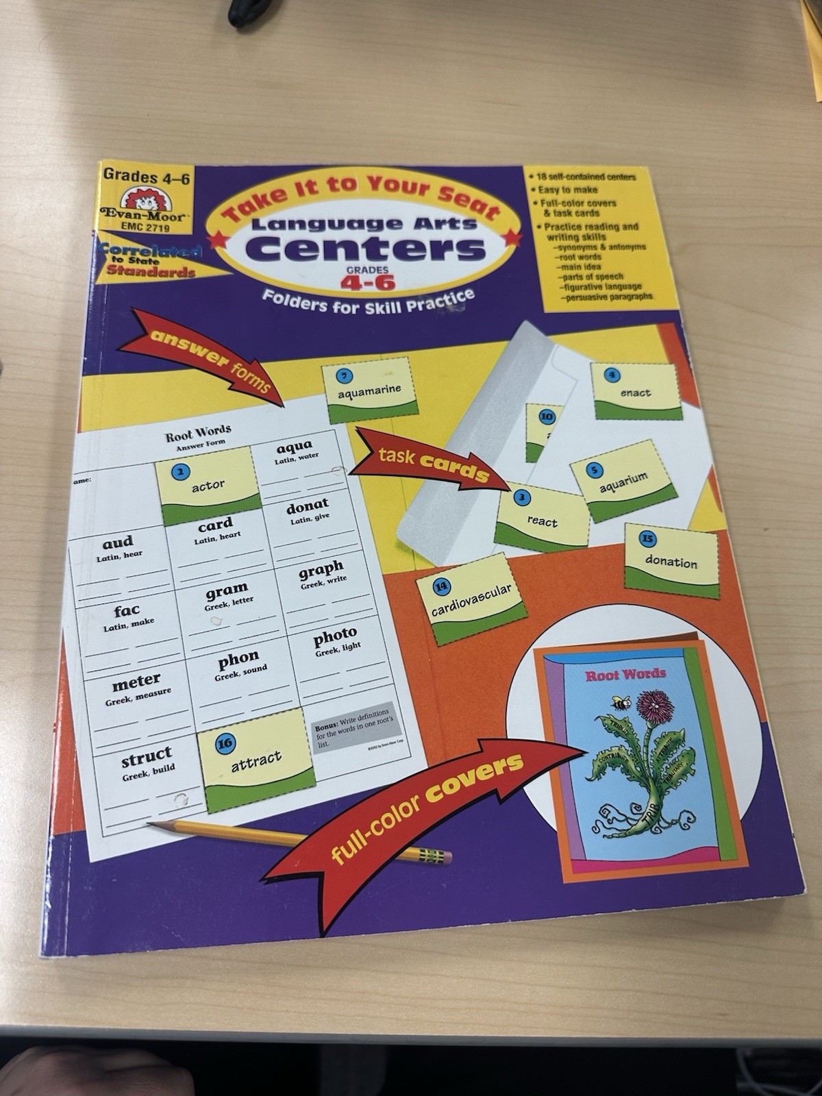 Take It to Your Seat: Literacy Centers Ser.: Language Arts Centers Grades 4-6