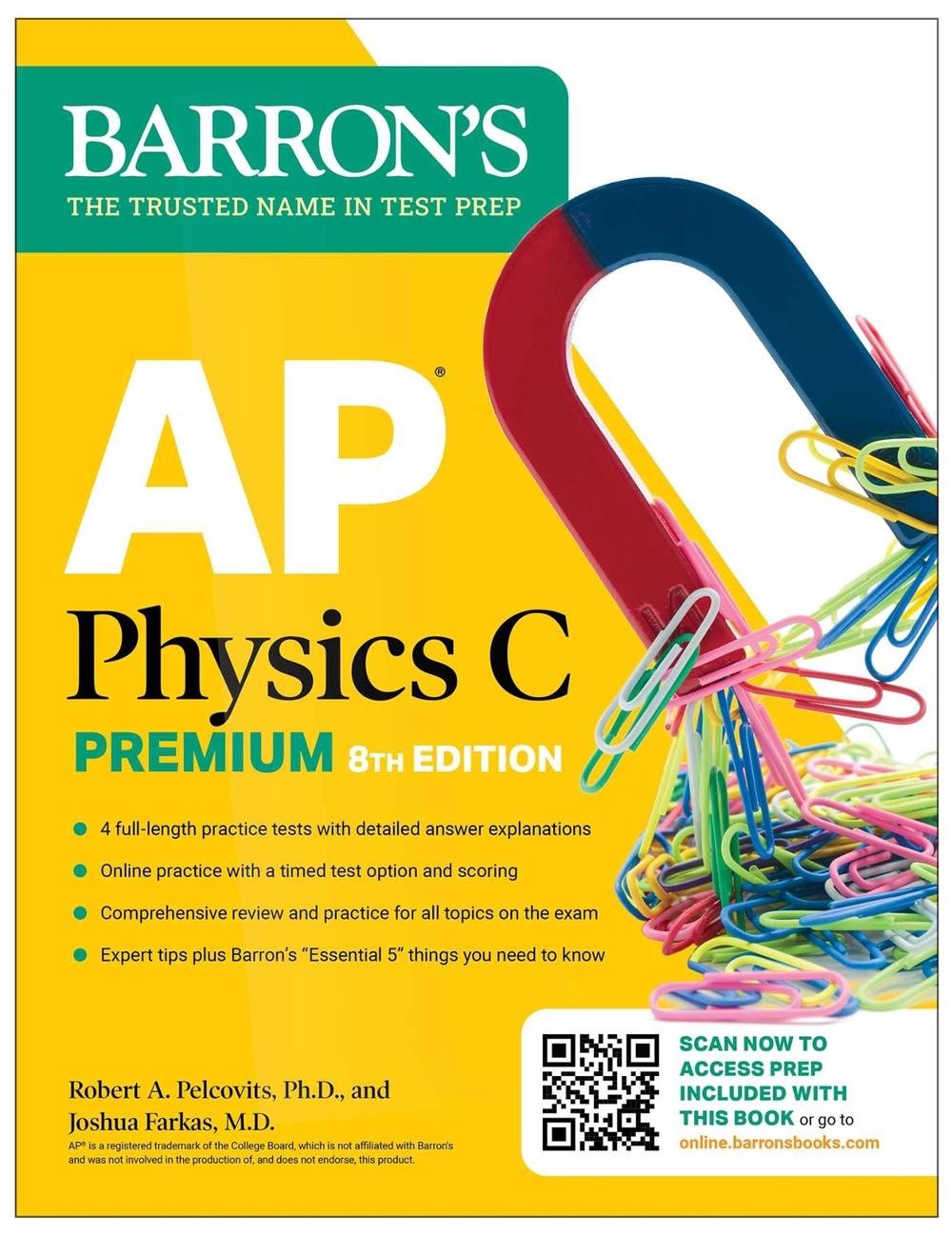 AP Physics C Premium, Eighth Edition: 4 Practice Tests + Comprehensive Review +