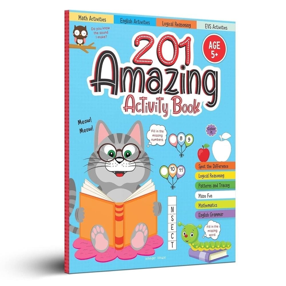 201 Amazing Activity Book – Fun Activities and Puzzles For Children: Spot The Di