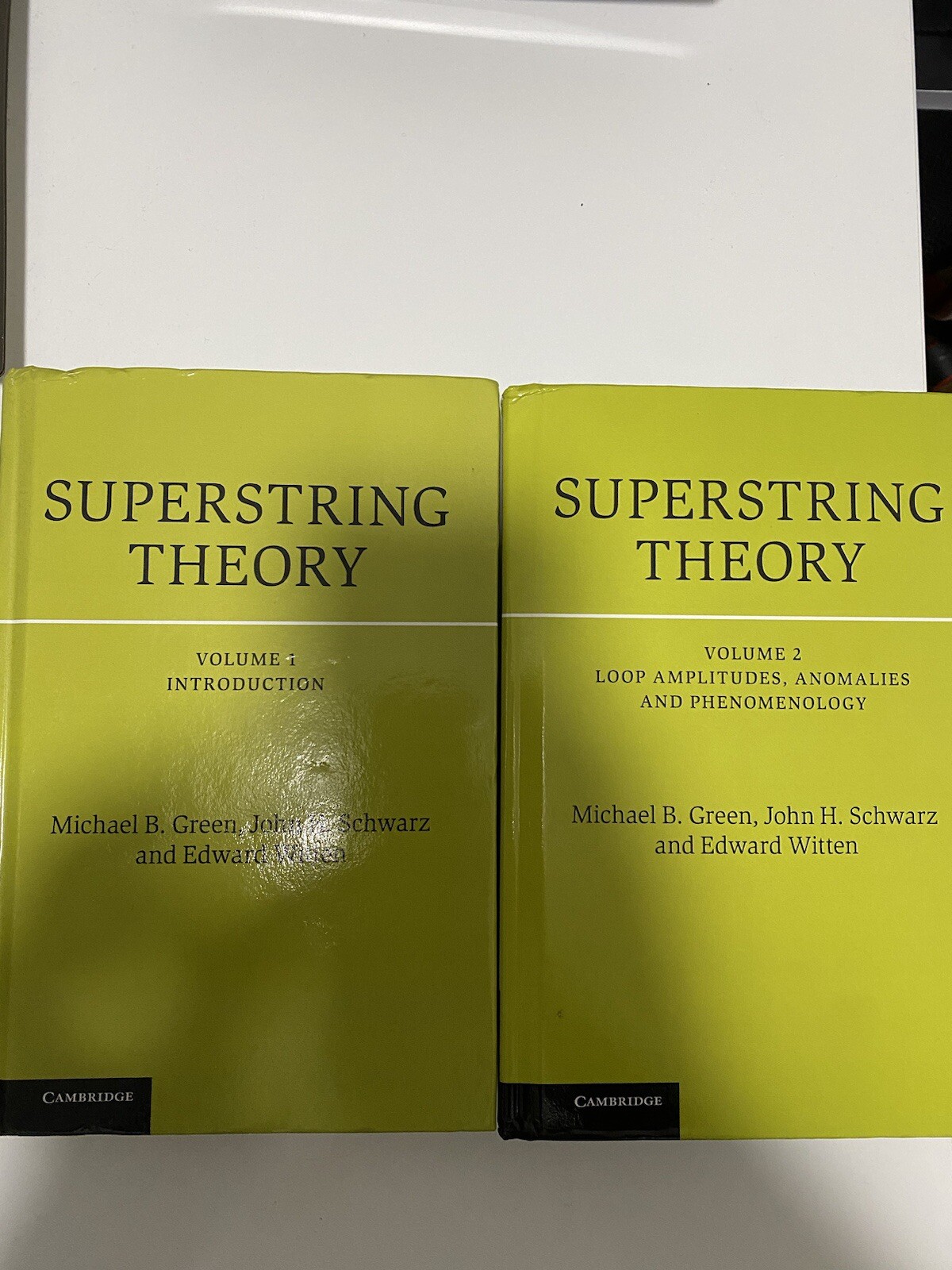 Superstring Theory: 25th Anniversary Edition (Cambridge) (Volume 1 and 2)