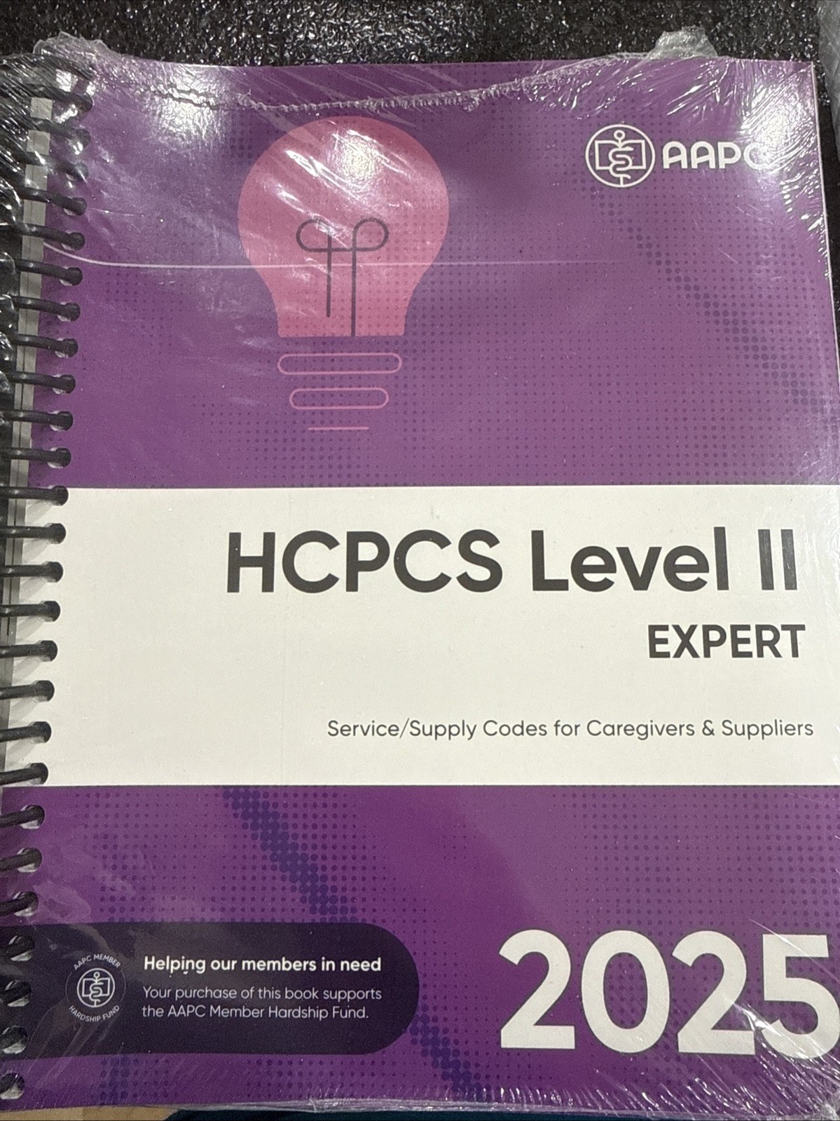 HCPCS Level II Expert 2025 Code Book Tabulated