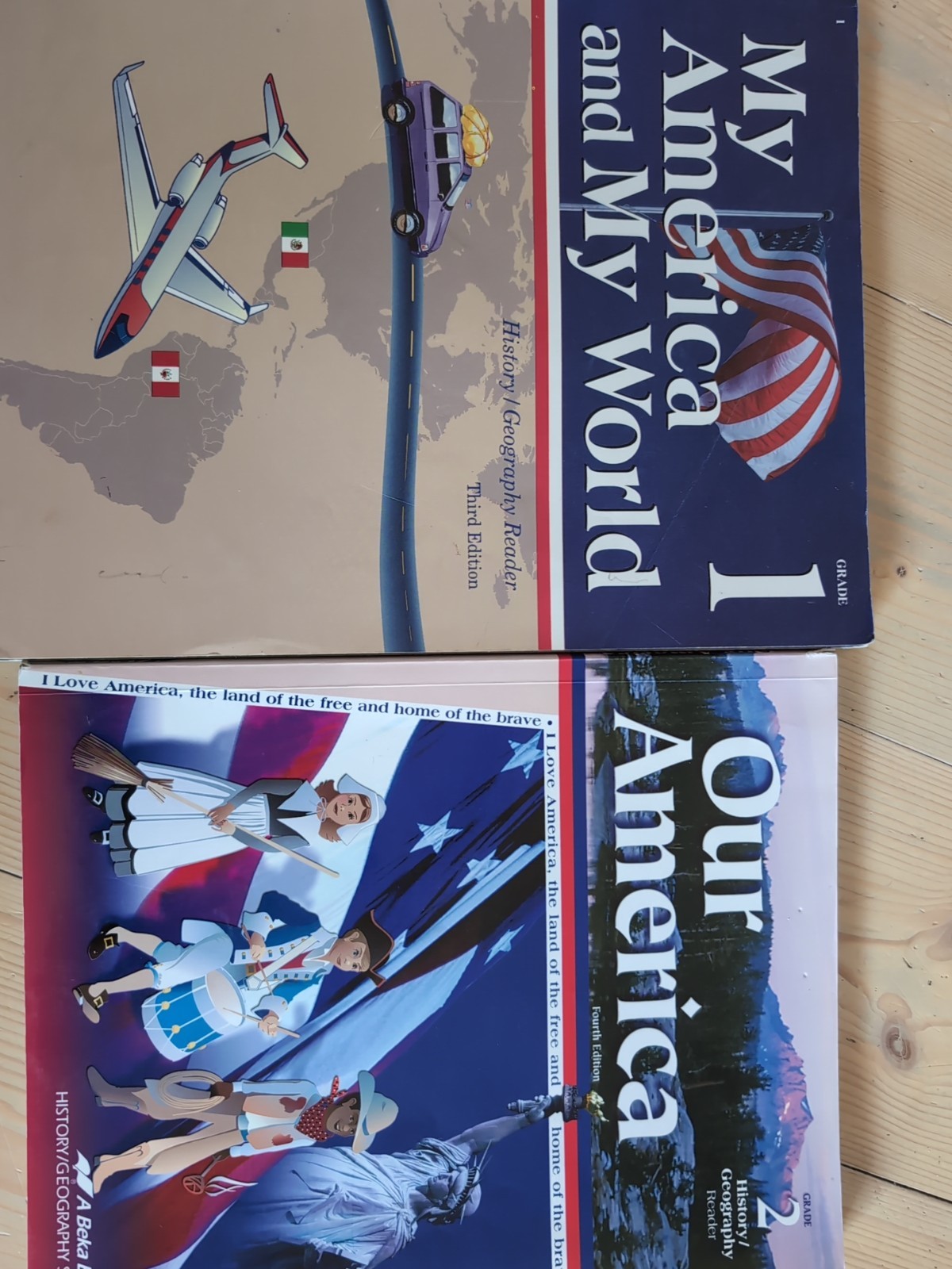 Set Of Two Abeka American History And Geography Readers