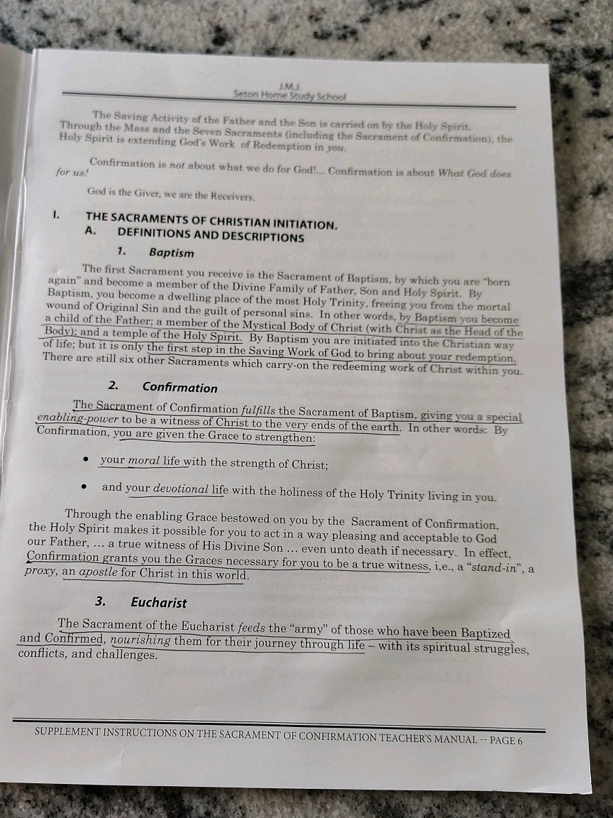 Confirmation Preparation for Young Catholics 2014 Edition – Seton Press