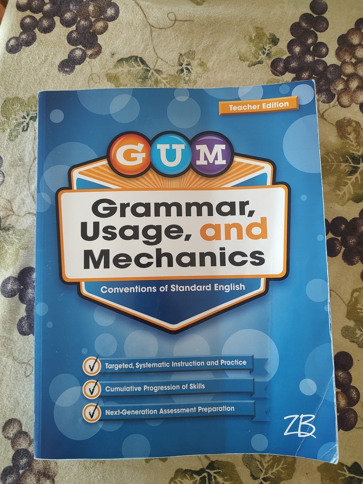 GUM Grammar Usage And Mechanics 8th Grade Teacher Edition English Book