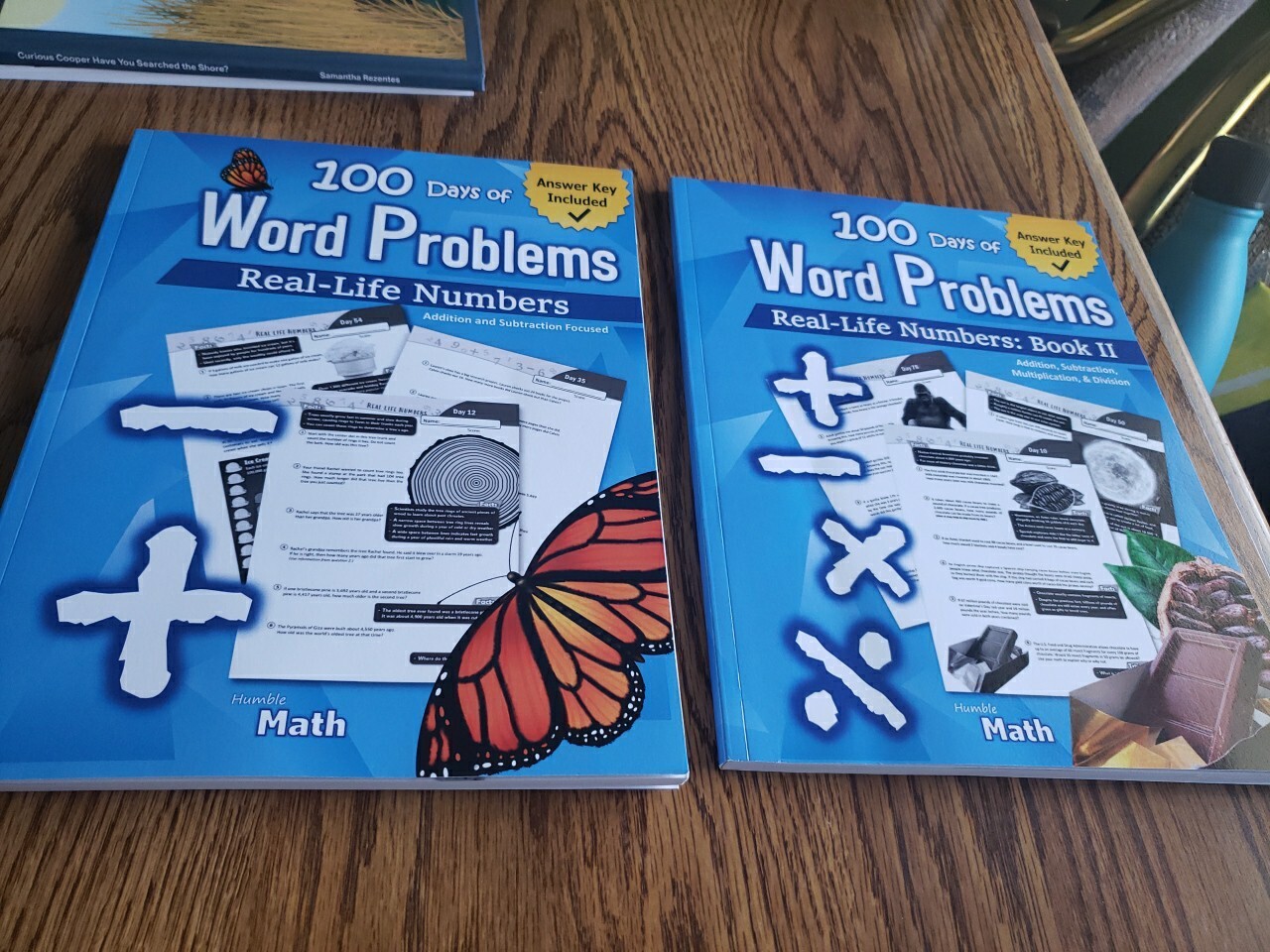 Humble Math Word Problems: Real-life Numbers Book 1 + 2 For 2nd + 3rd Grade New