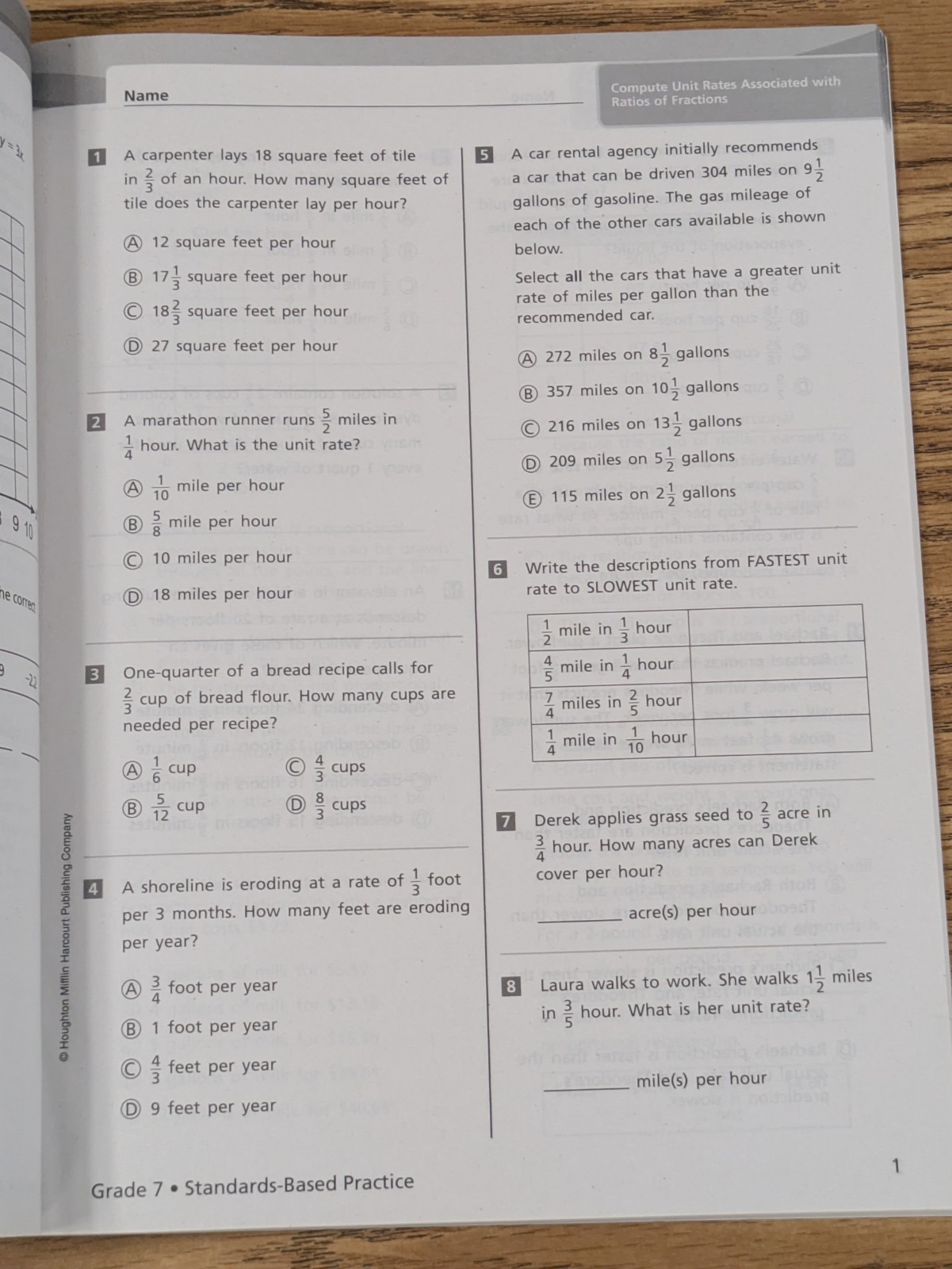 Into Math Ser.: Into Math : Getting Ready for High Stakes Assessment Grade 7