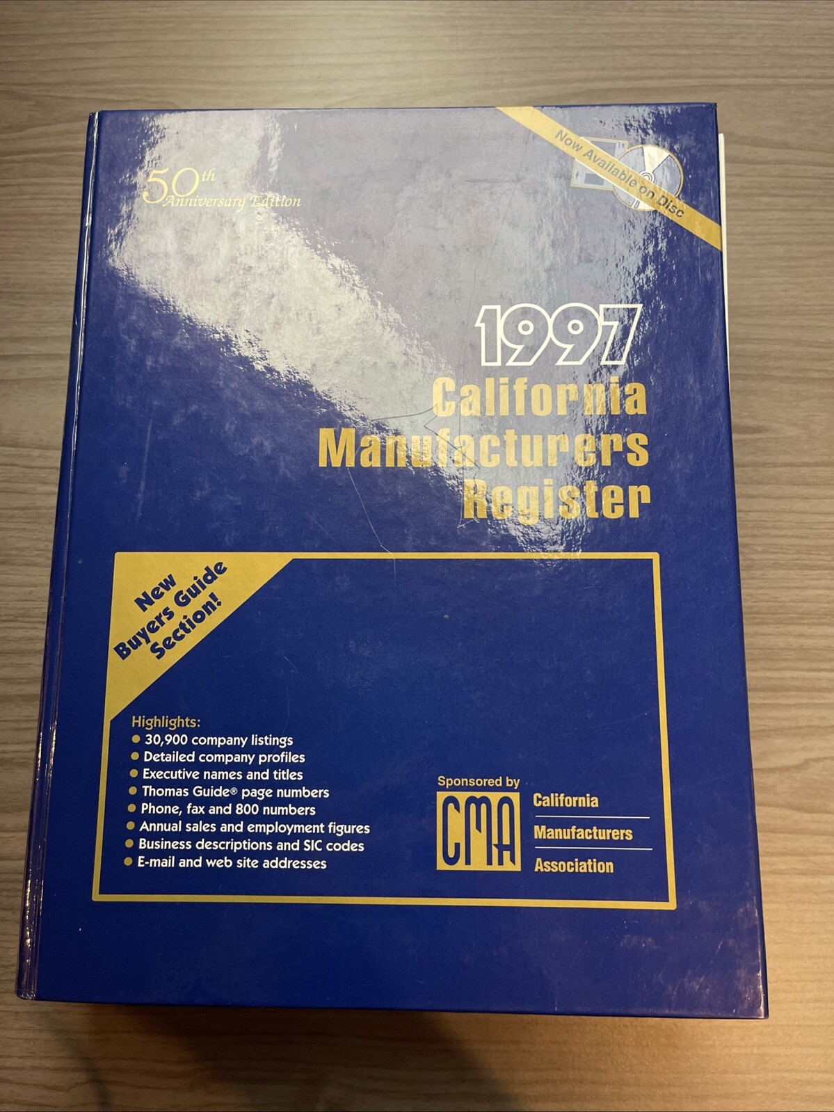 California Manufacturers Register Directory by Harris Infosource – 1997