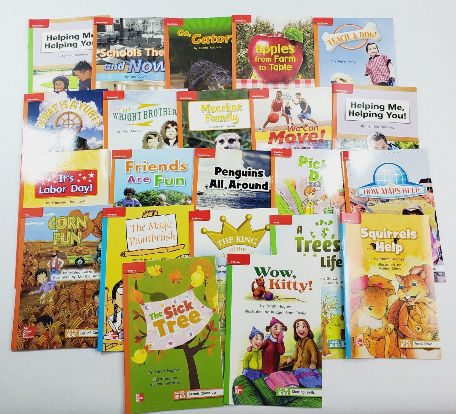 Lot of 22 Grade 1 Reading Wonders Leveled Readers McGraw Hill Homeschooling