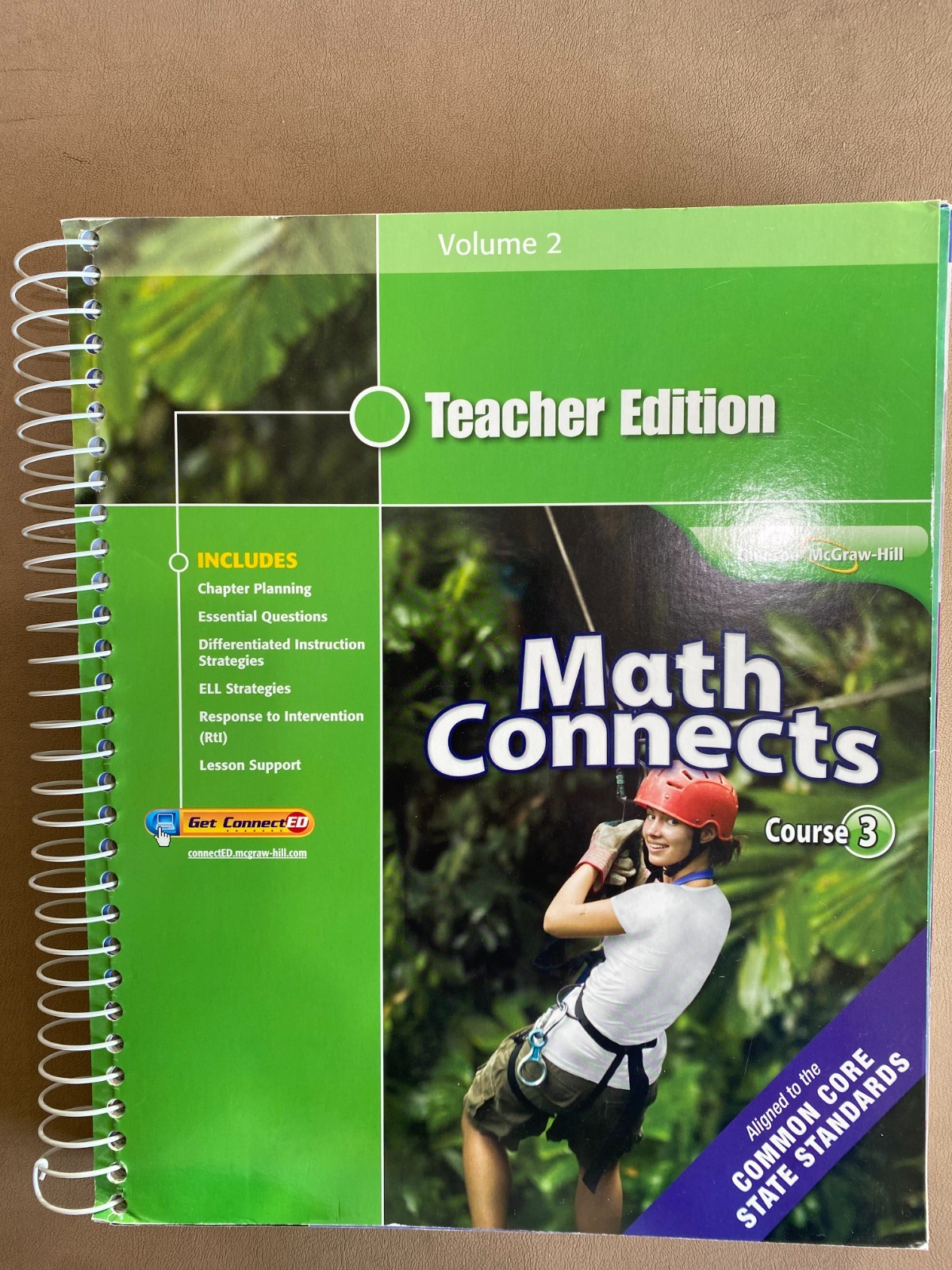 2012 Glencoe McGraw-Hill Math Connects Course 3 Teachers Edition, Volume 2
