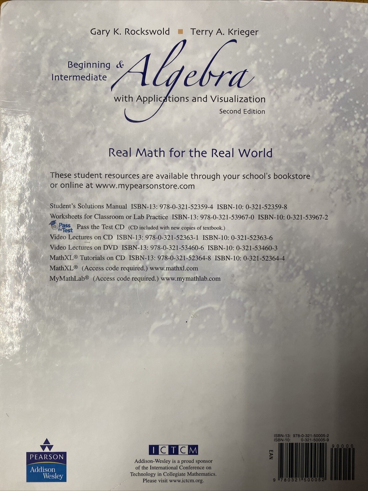 Beginning & Intermediate Algebra with Applications and Visualization : 2nd Ed.