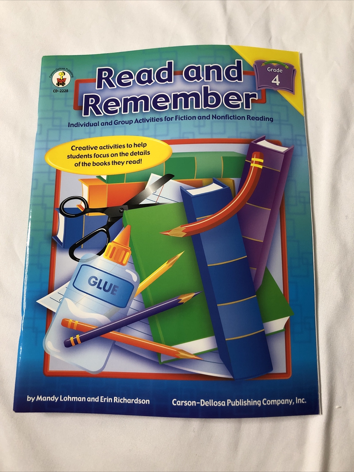 Read and Remember Grade 4 Individual And Group Activities For Fiction/Nonfiction
