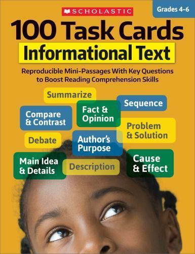 100 Task Cards: Informational Text: Reproducible Mini-Passages with Key…