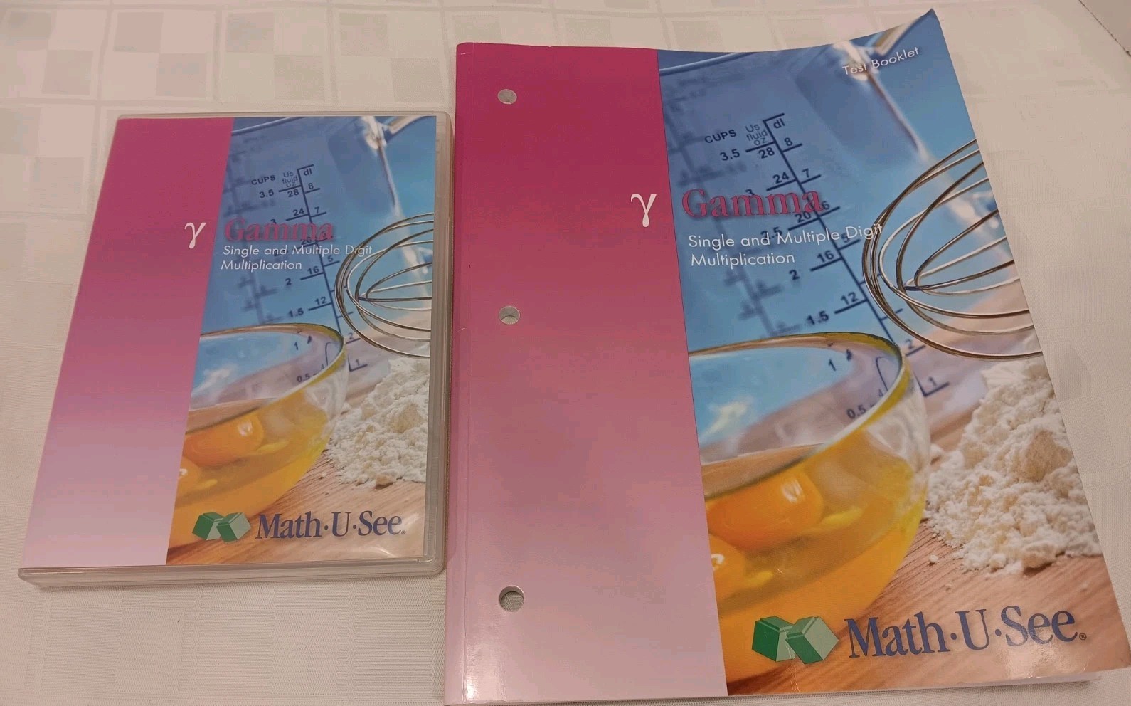 Math-U-See Gamma Test Booklet & DVD Homeschool Curriculum – Test Booklet Unused
