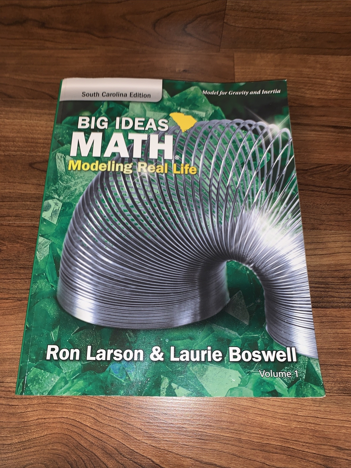 Volume 1 Big Ideas Math Modeling Real Life South Carolina Edition Grade K