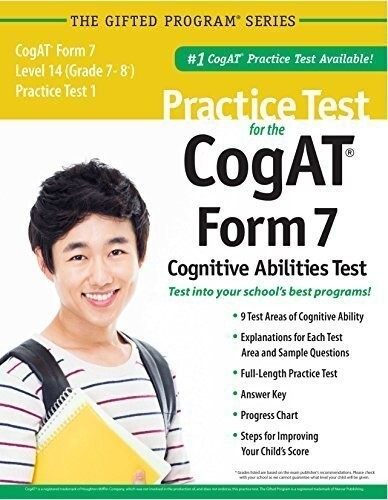 PRACTICE TEST FOR THE COGAT FORM 7 LEVEL 14 (GRADE 7-8*) By Mercer Publishing