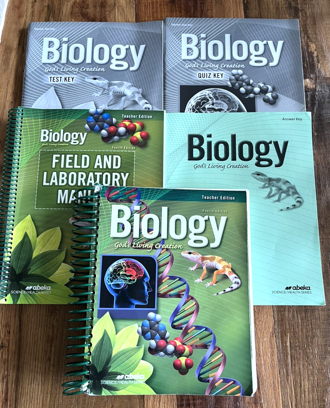 Abeka Biology Teacher’s Edition Lab Manual Answer Quiz Test Keys 10th Grade Lot