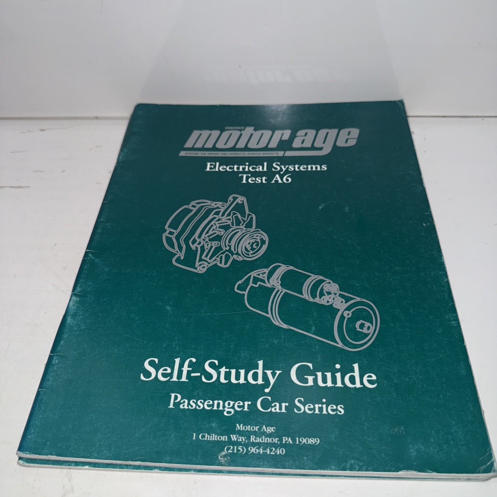 Motor Age Self-Study Guide Passenger Car Series Test ASE Prep Test A6,A5,A2