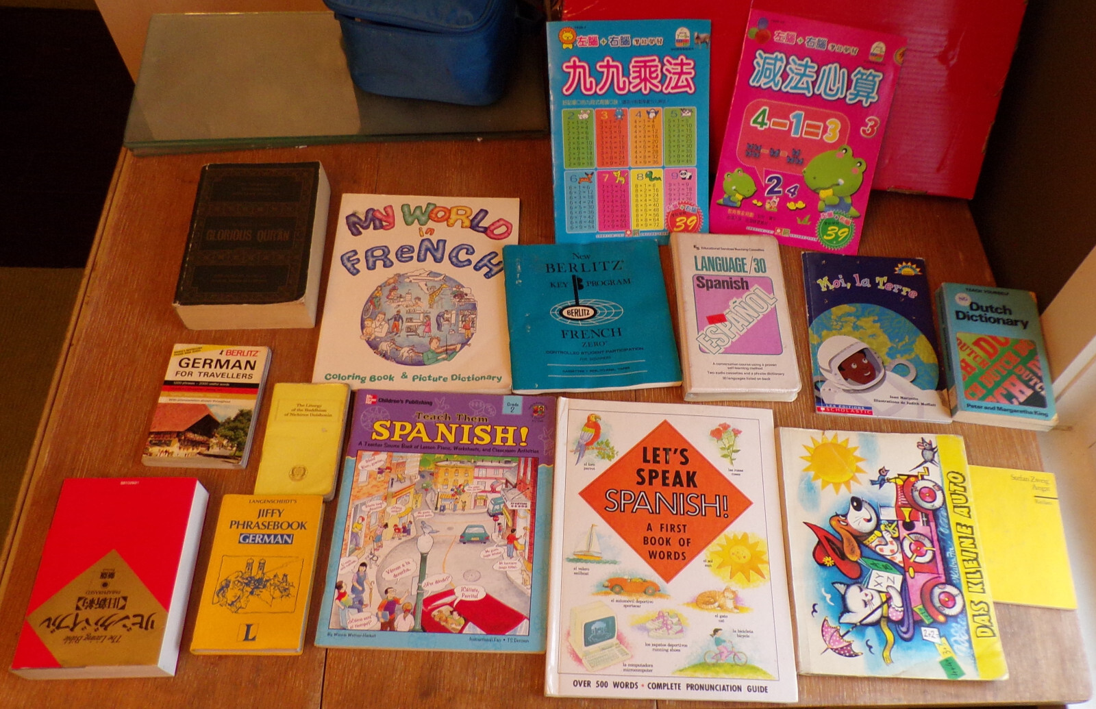 Mixed Lot 15 Foreign Language Paperback Books~French, German, Chinese, Spanish