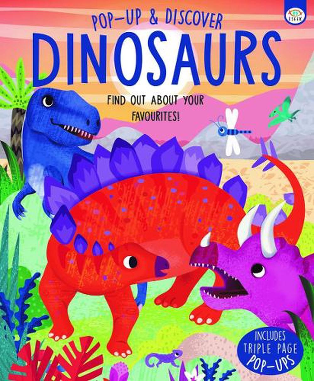 Pop Up and Discover Dinosaurs by Anton Poitier Hardcover Book