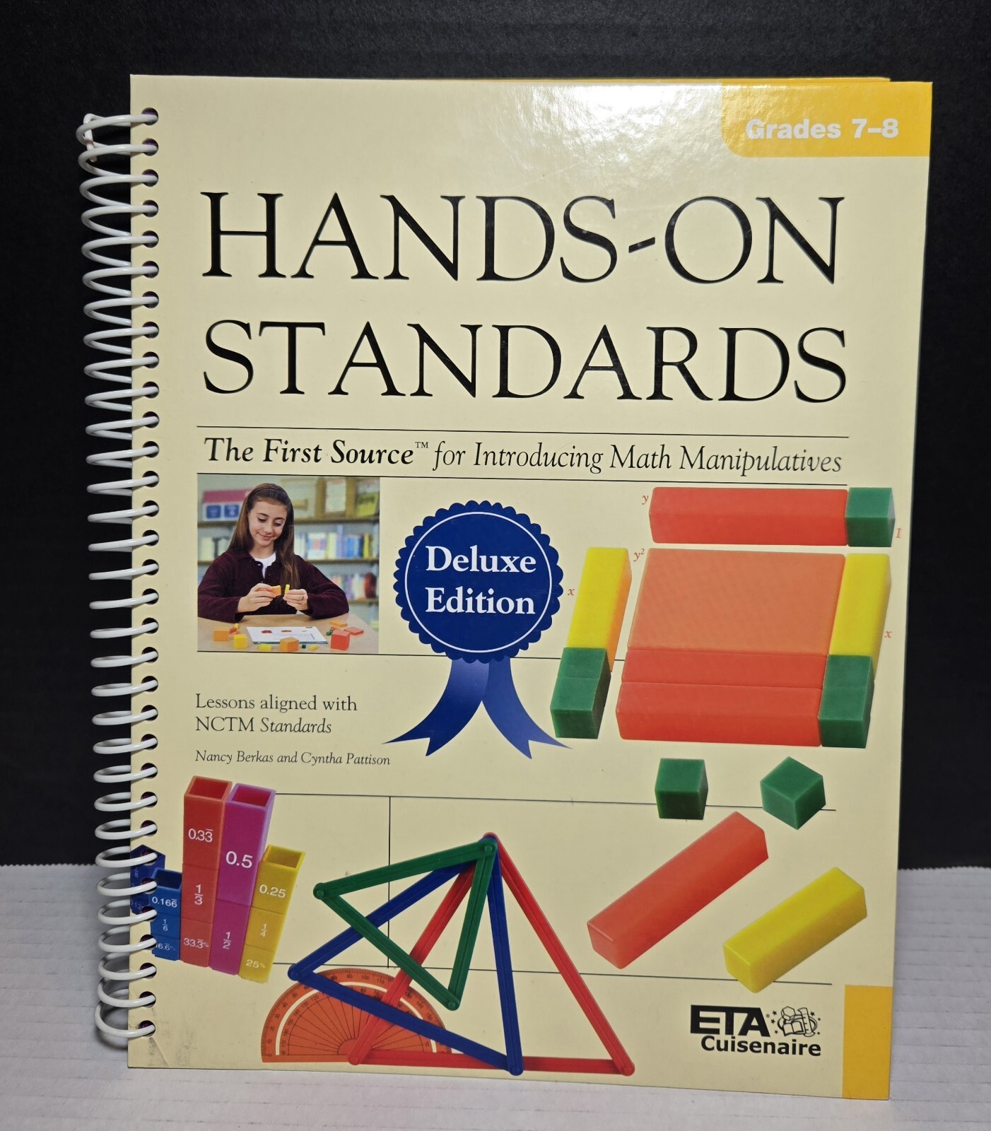Hands-On Standards. Deluxe Ed. Grades 7-8. Math Manipulatives. Includes CD.
