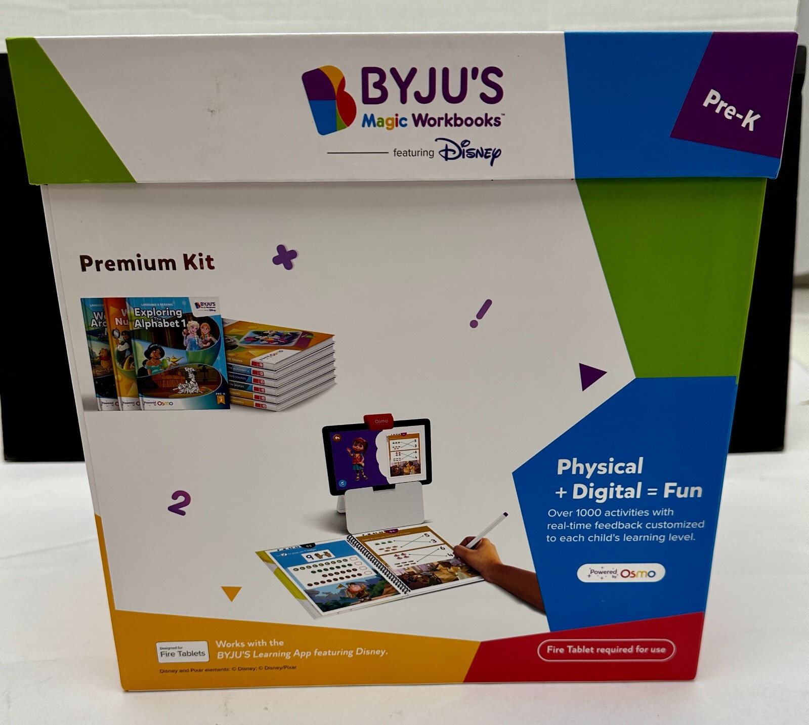 Byju’s Magic Workbooks Pre-K Disney Osmo Premium Kit