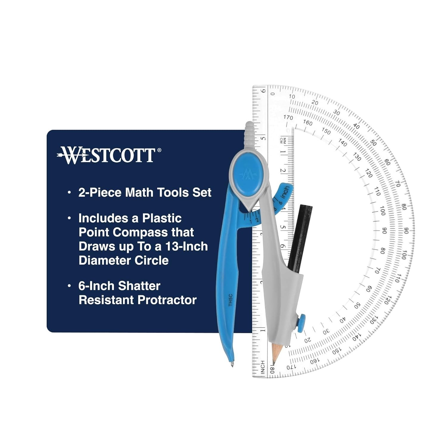 Shatter-Resistant Geometry Set: Compass and Protractor for Young Mathematicians