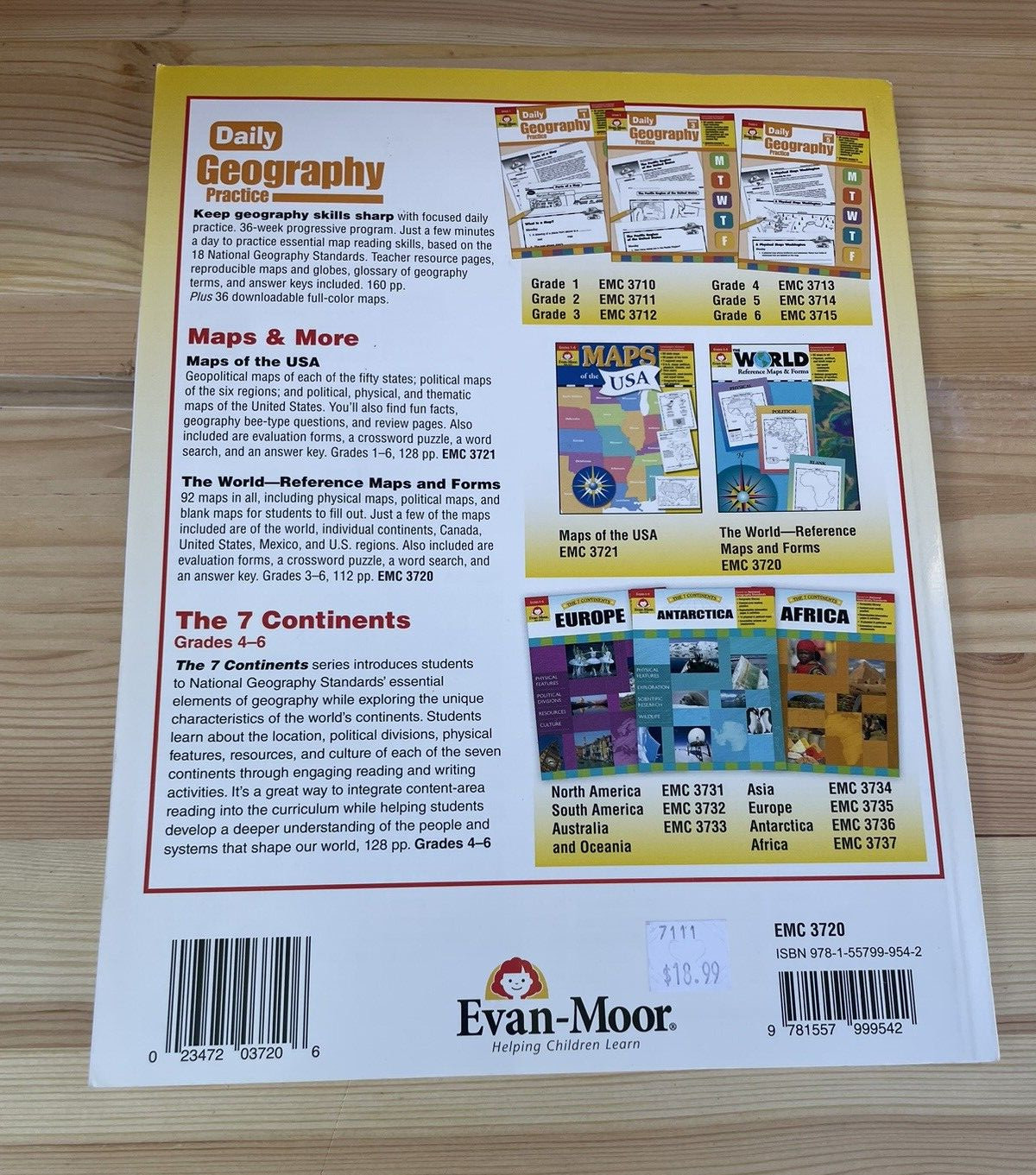 The World Reference & Map Forms: Grades 3-6 (Paperback or Softback) Unused Pages