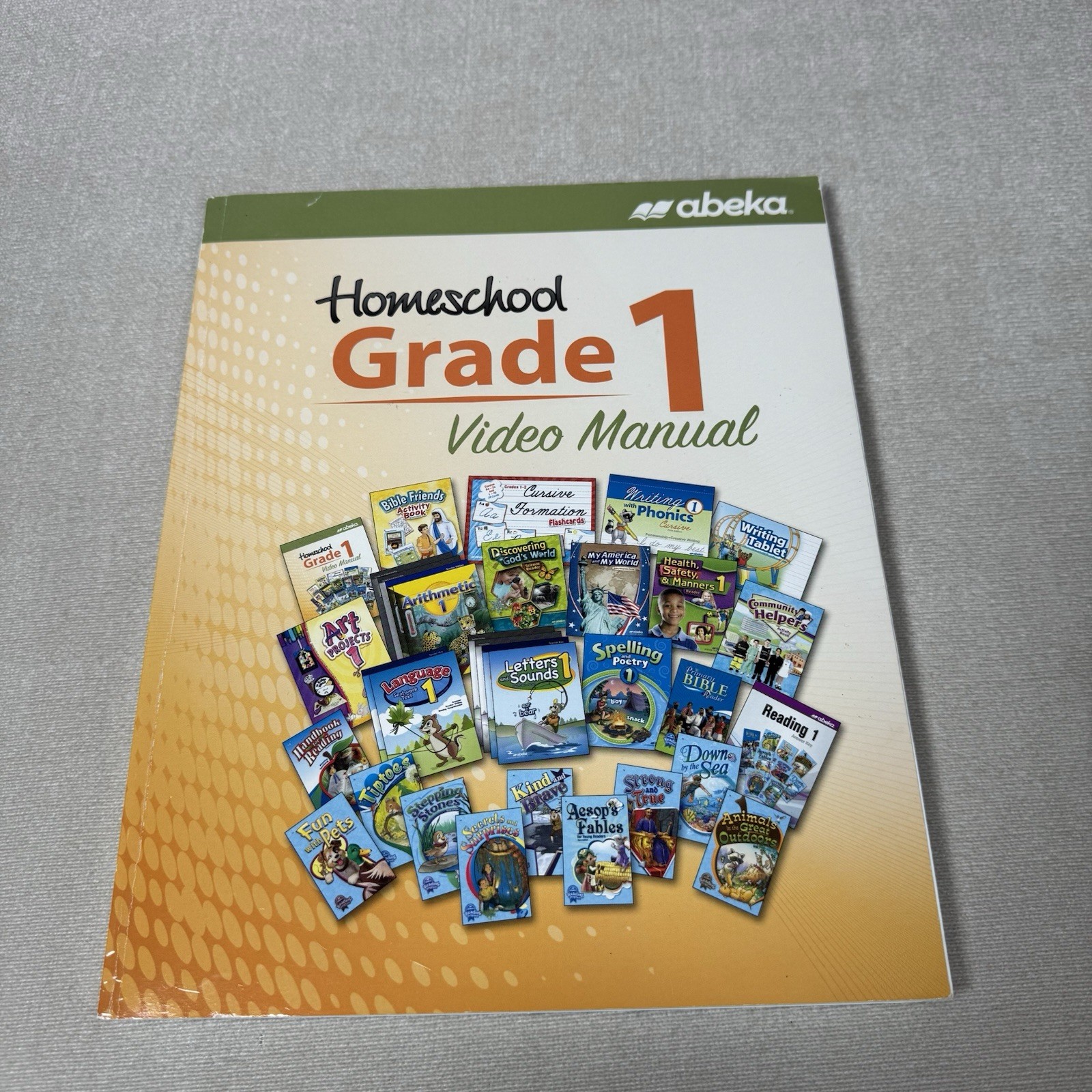 Abeka Homeschool Grade 1 Video Manual, 1st grade Teacher Manual for Video School