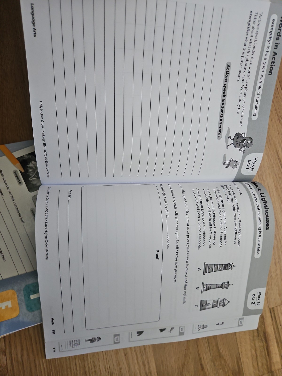 Daily Higher-Order Thinking, Grades 4-6 by Evan-Moor Educational Publishers