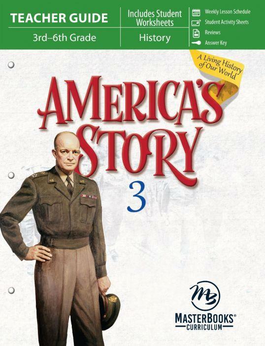 New Master Books Teacher Guide for AMERICA’S STORY 3 O’Dell Homeschool Grade 3-6