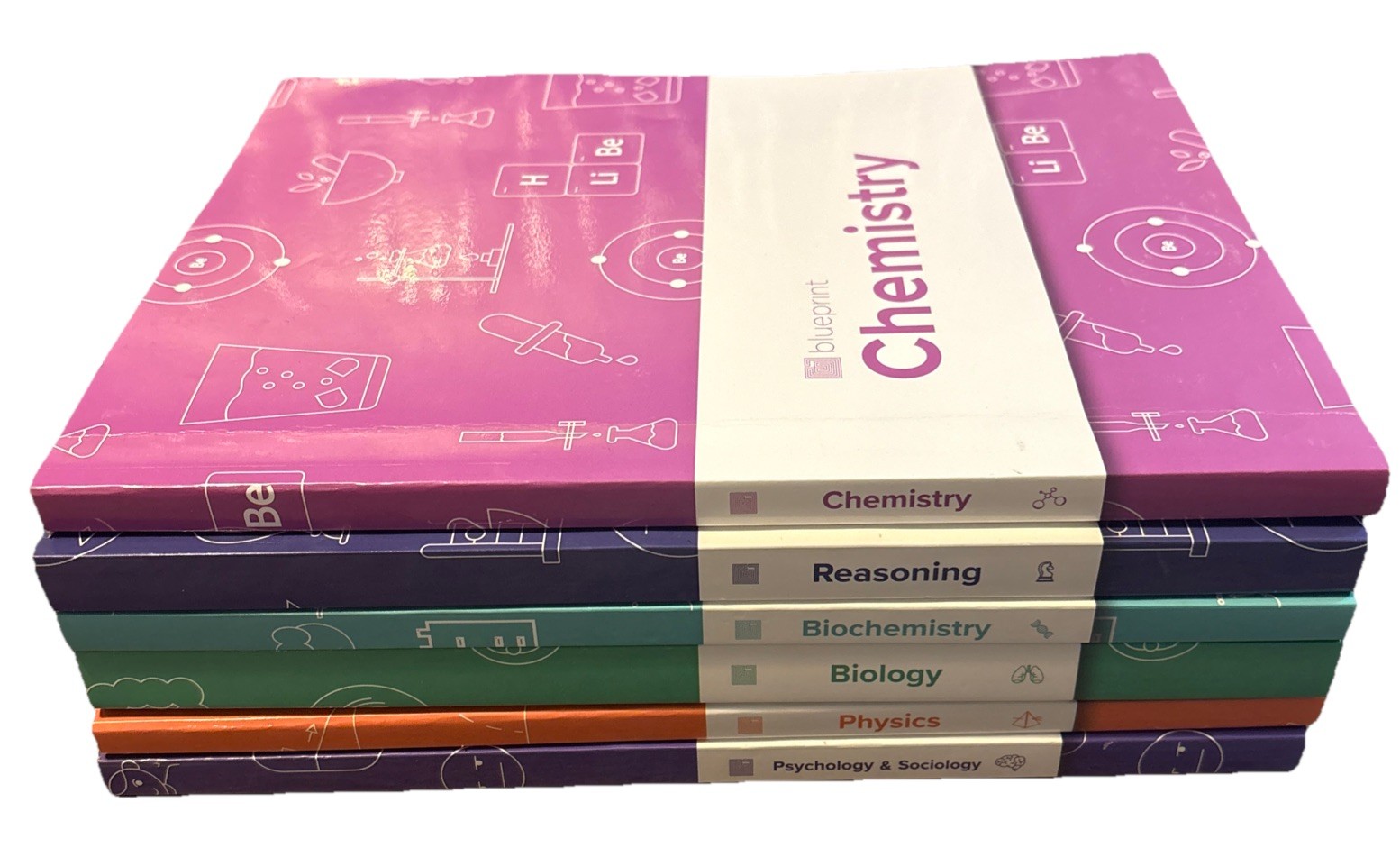 Blueprint MCAT Content Review 6 Books Total Set 2022 Study Guide Unused