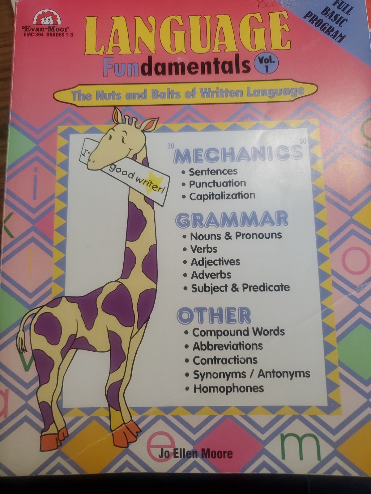 Language Fundamentals : Grades 1-3 Paperback Jo Ellen Moore