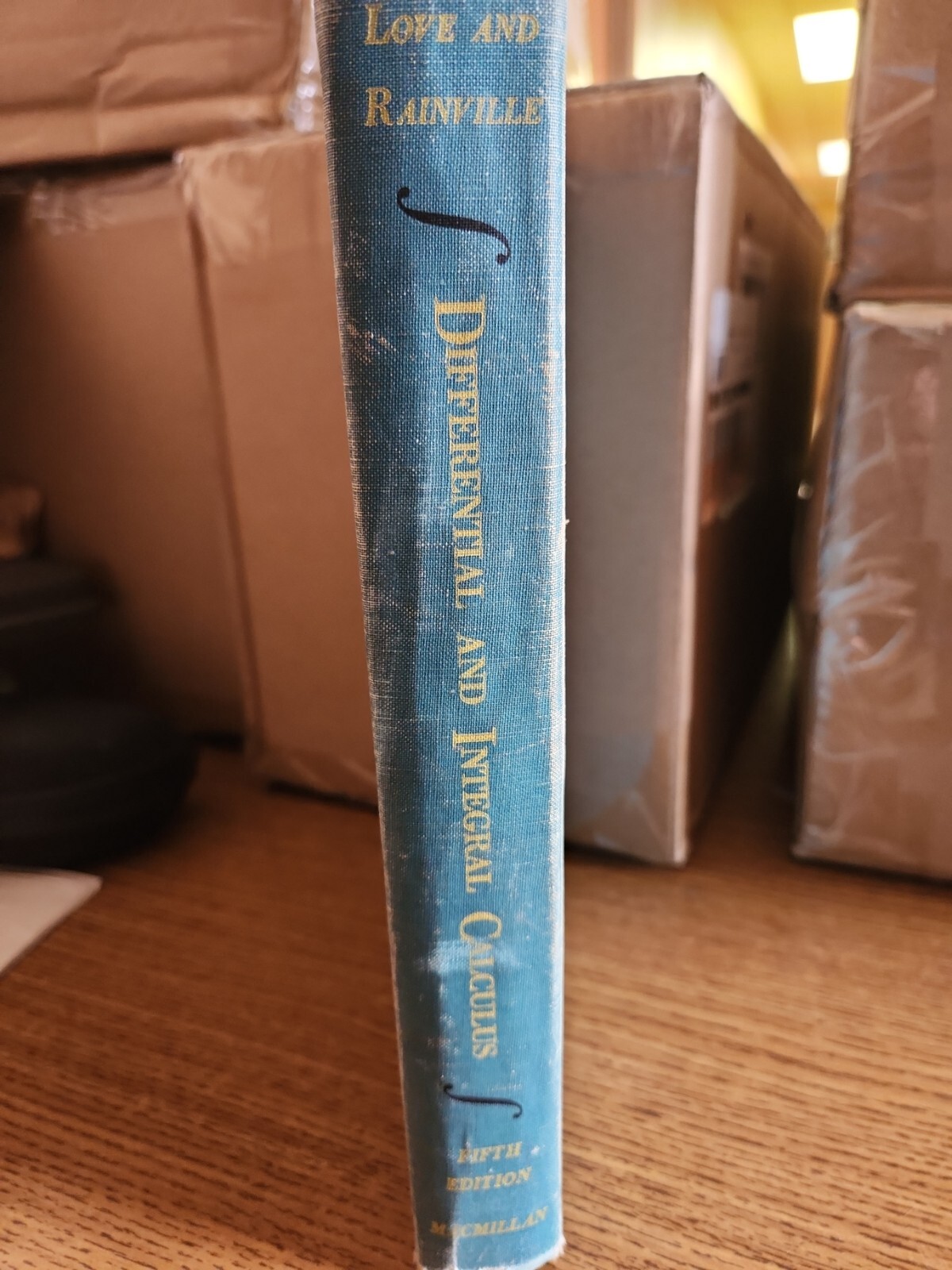 DIFFERENTIAL AND INTEGRAL CALCULUS-5TH EDITION By Clyde E. Love & Earl Rainville