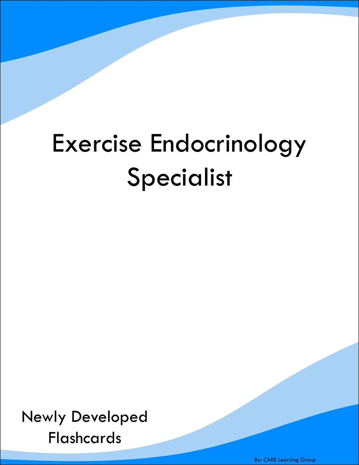 Exercise Endocrinology Specialist Study Guide Prep Flashcards